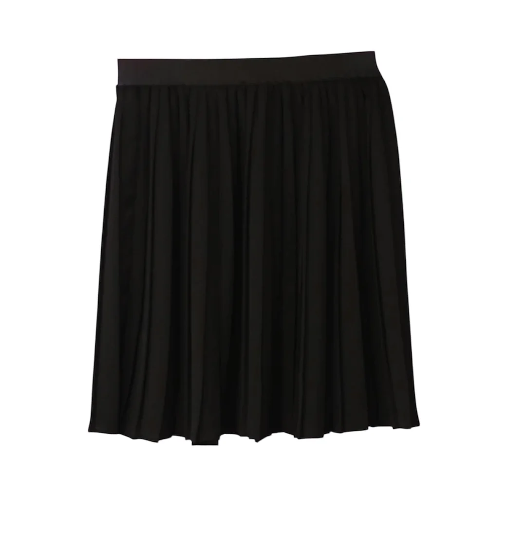 PLİSELİ İÇLİK SİYAH