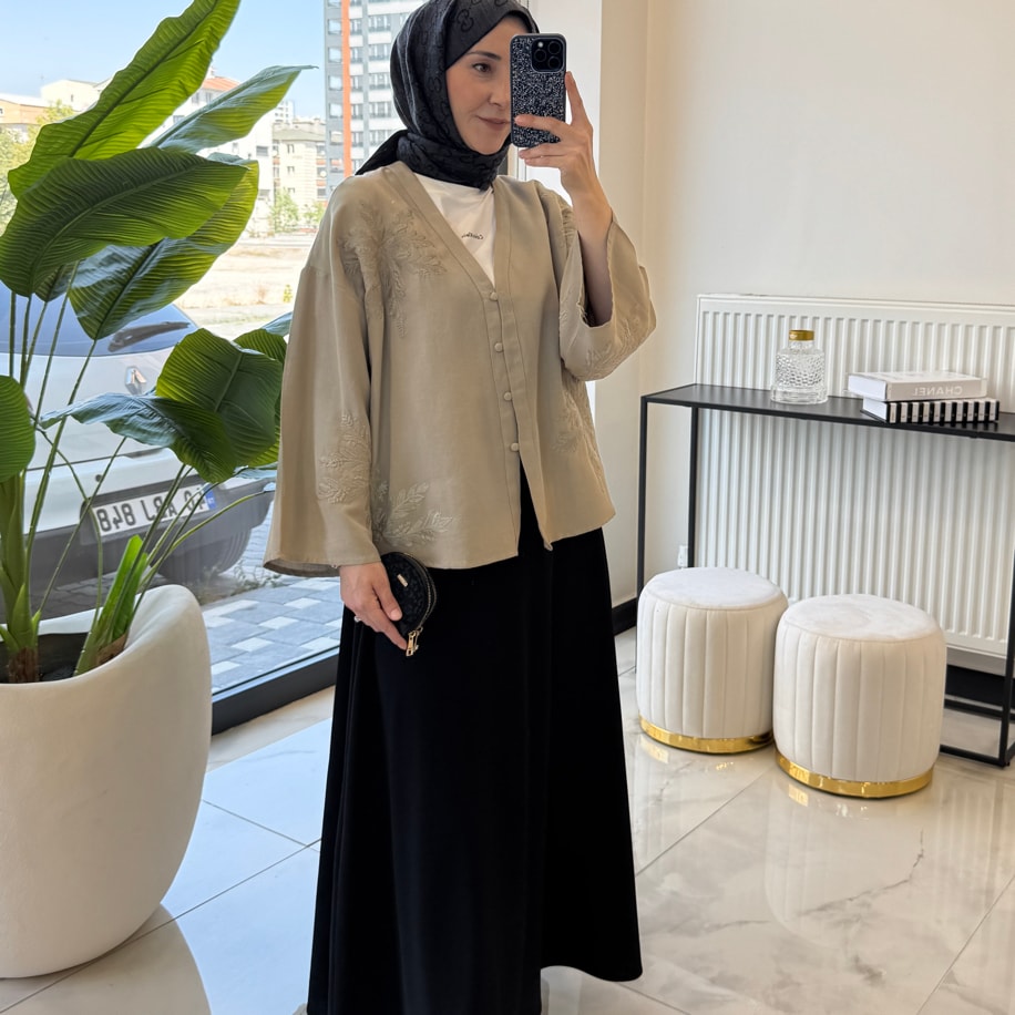 PREMİUM VESNA V YAKA CEKET 