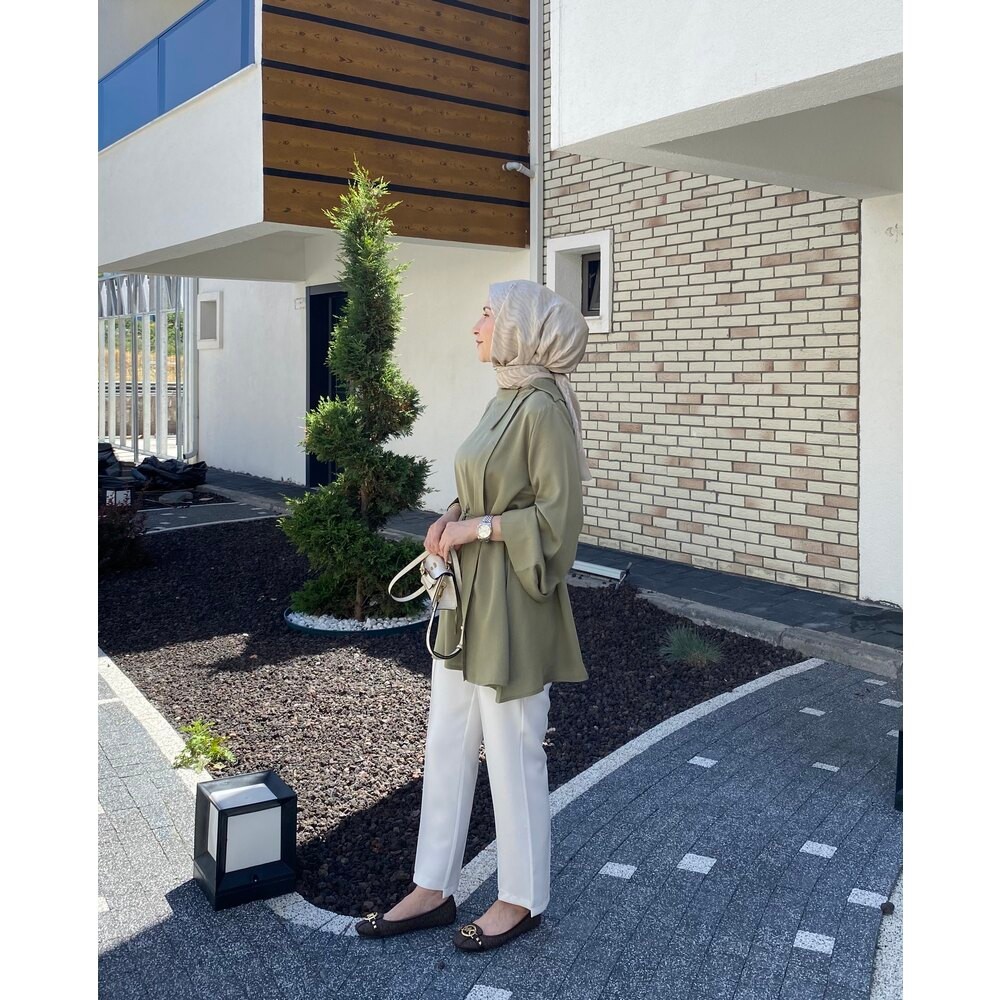 TENSEL GÖMLEK HAKİ