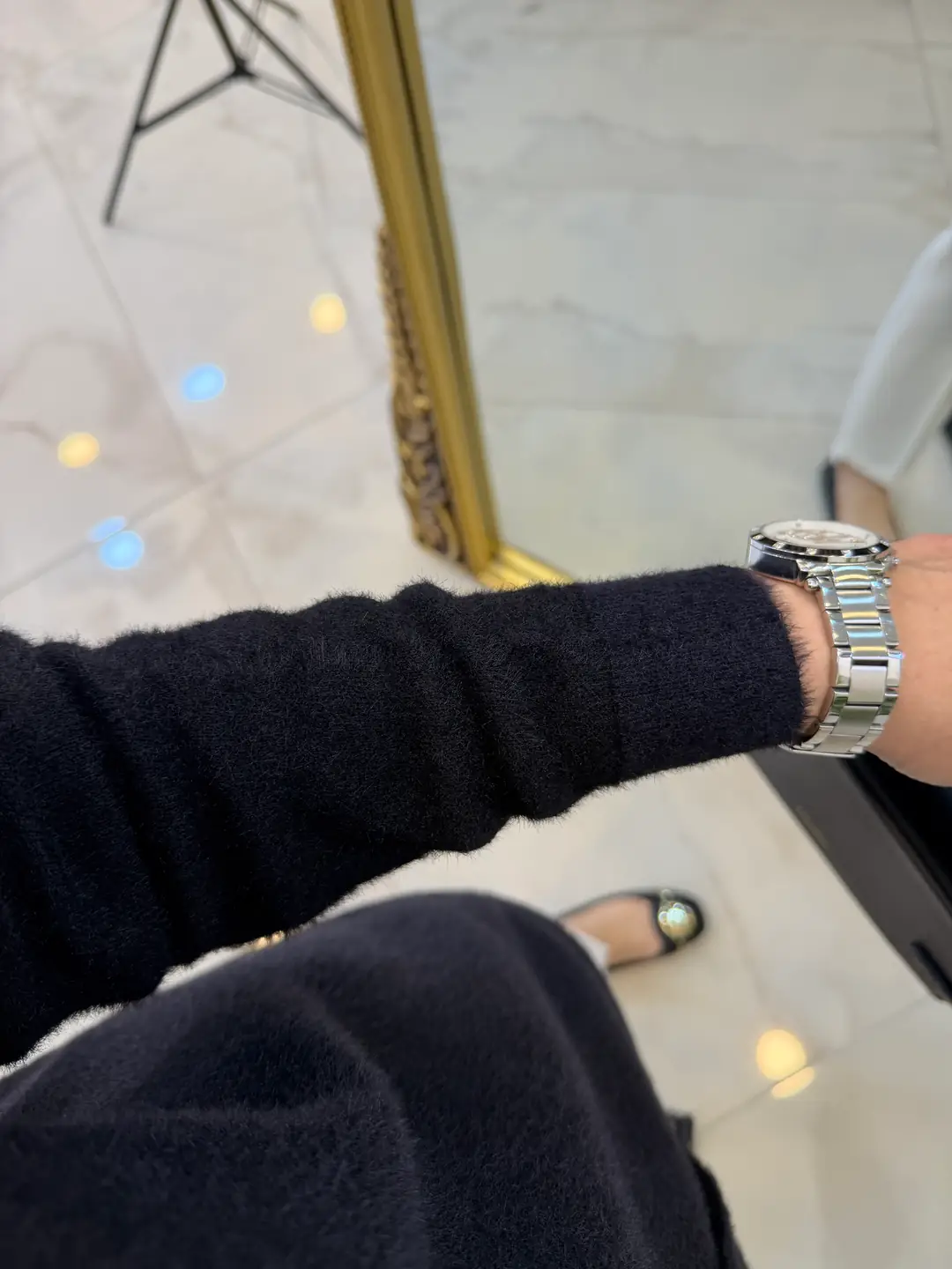 V YAKA ANGORA HIRKA SİYAH