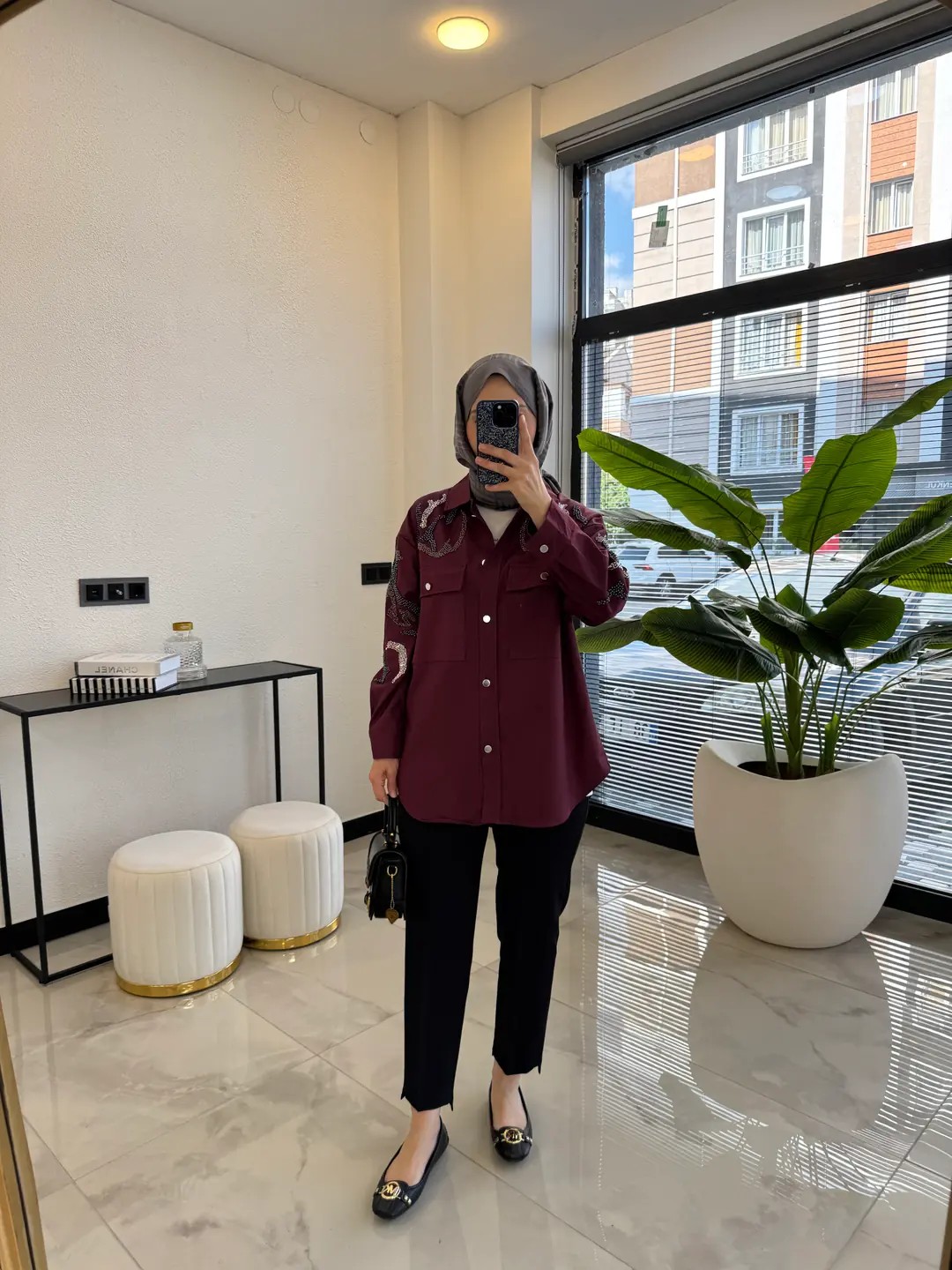 VALERİA TASARIM CEKET BORDO