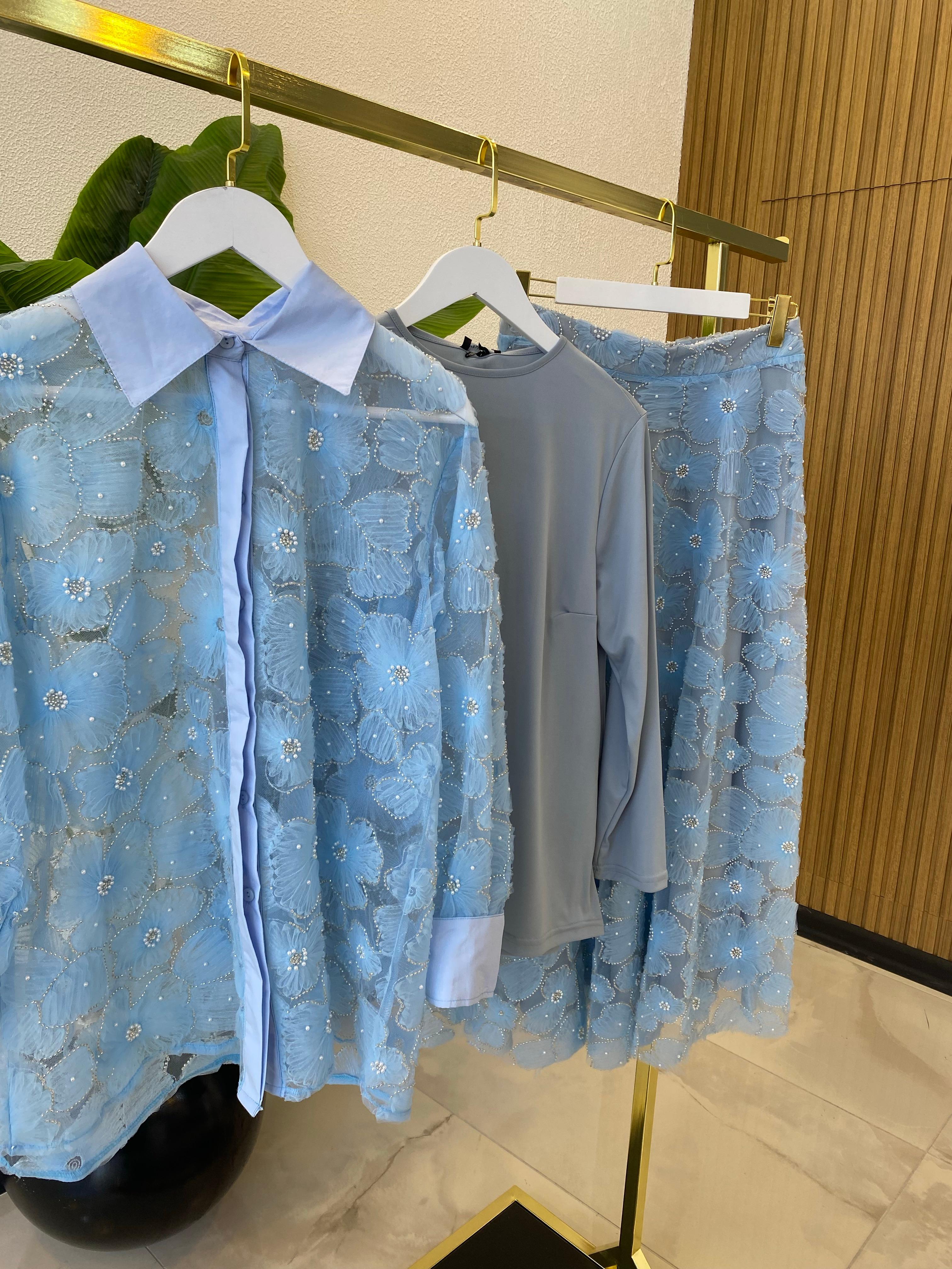 BABY BLUE SUIT 