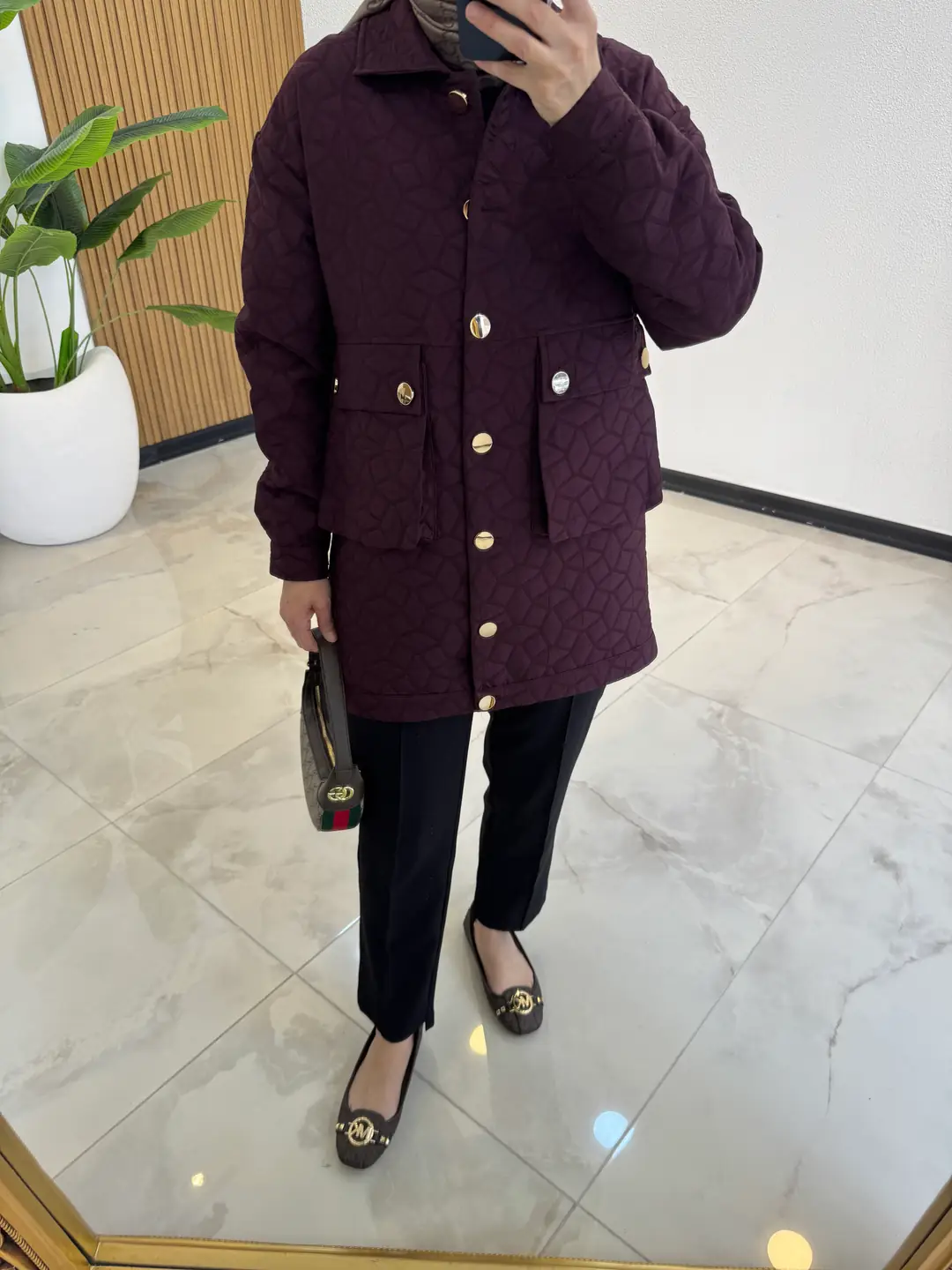 JOLİE KAPİTONE CEKET BORDO