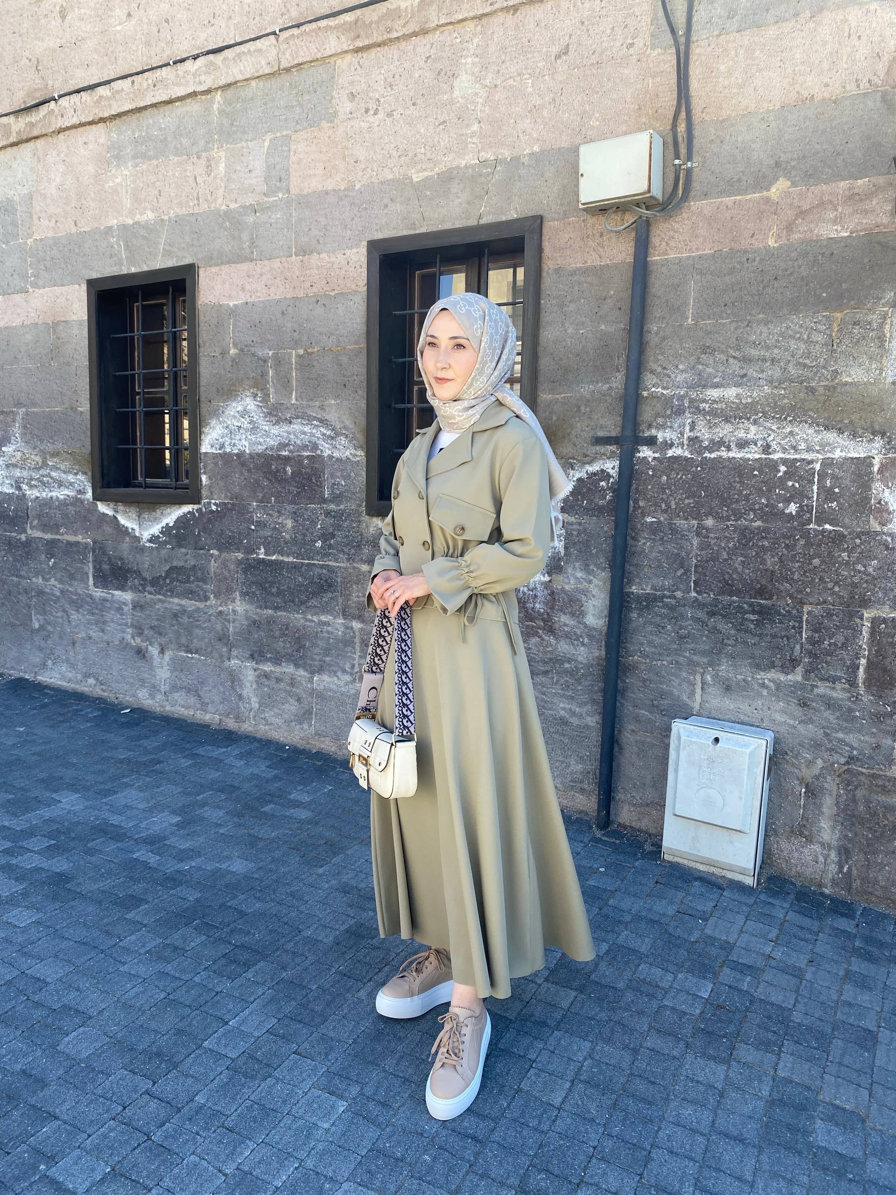 TRENÇ ETEKLİ TAKIM MİNT