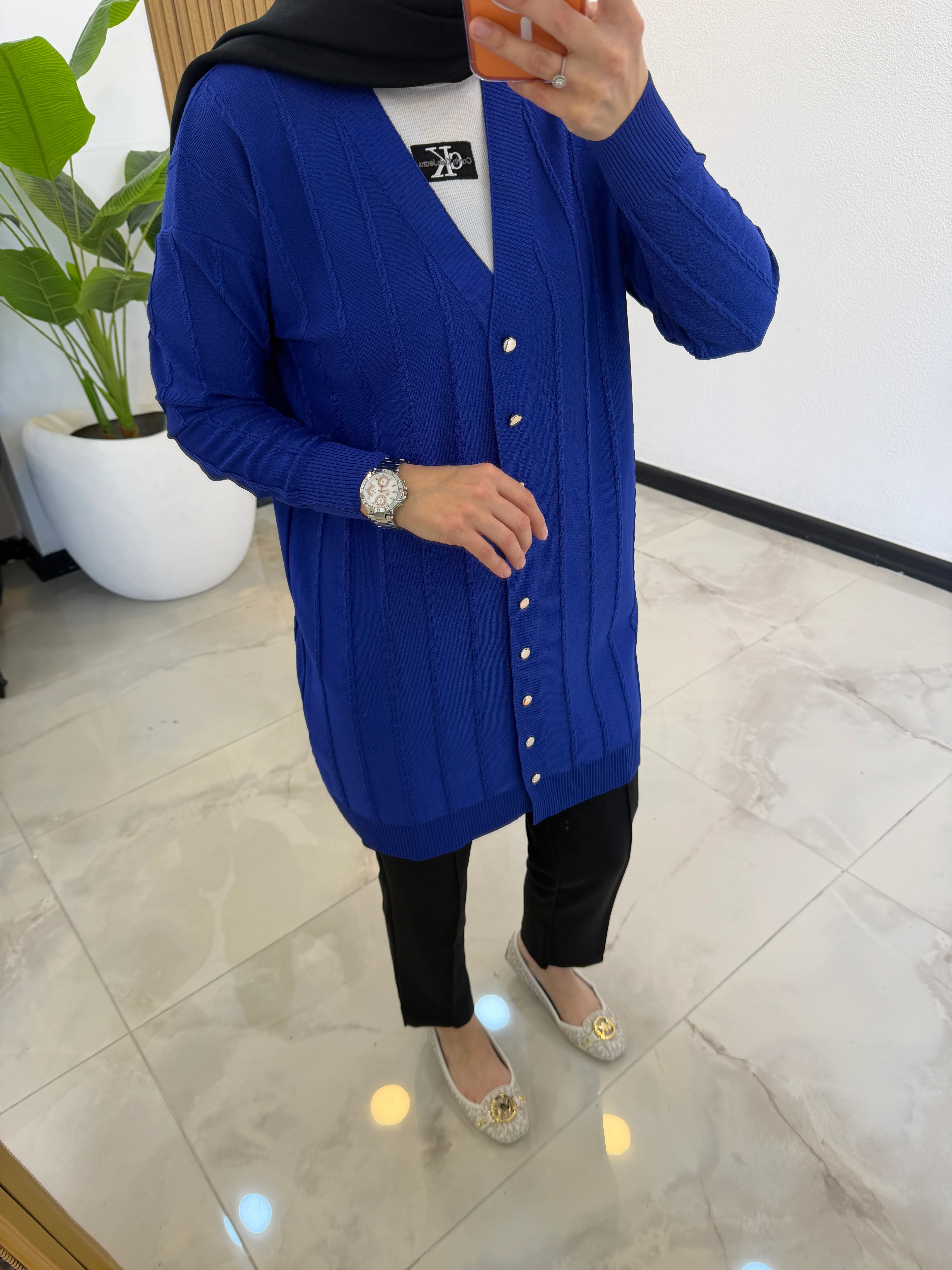 BURGU MERSERİZE HIRKA SAKS