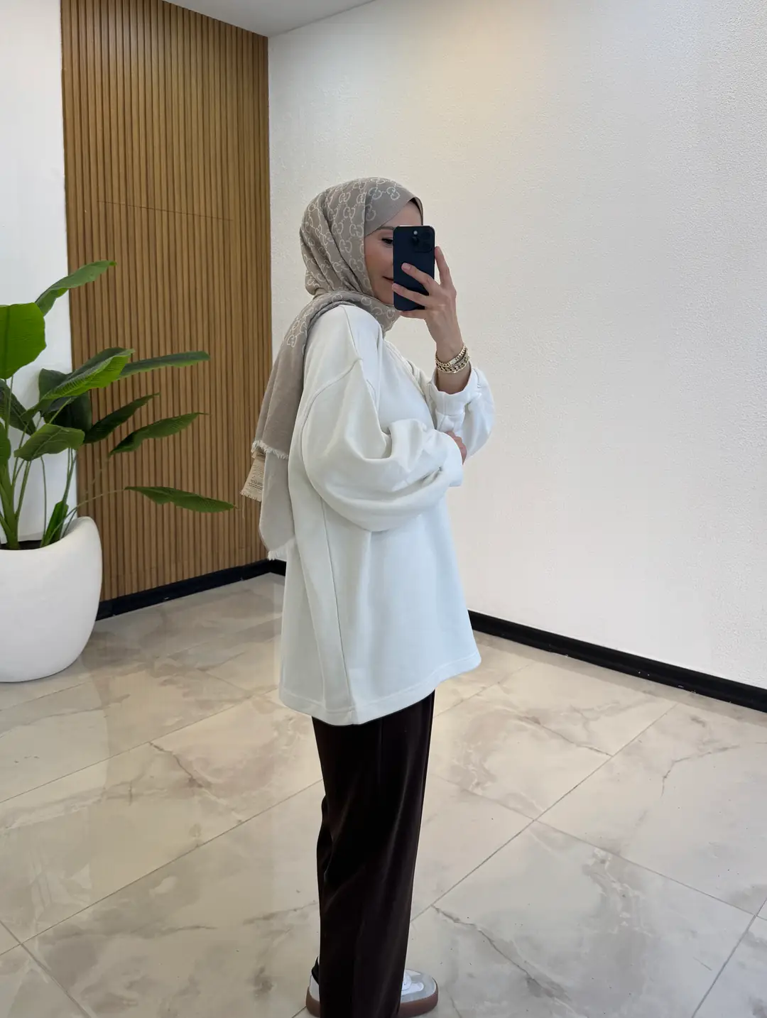 OVERSİZE SWEAT EKRU