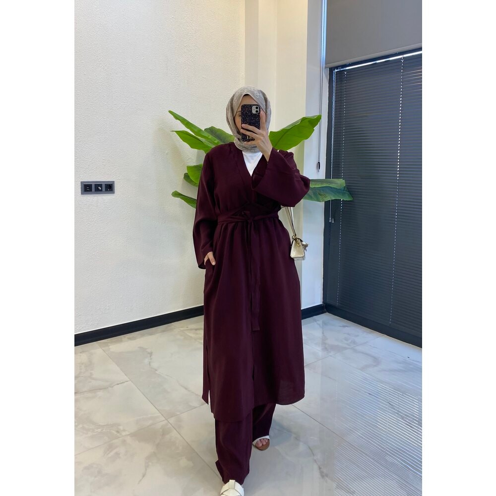 İKİLİ ABAYA TAKIM MÜRDÜM