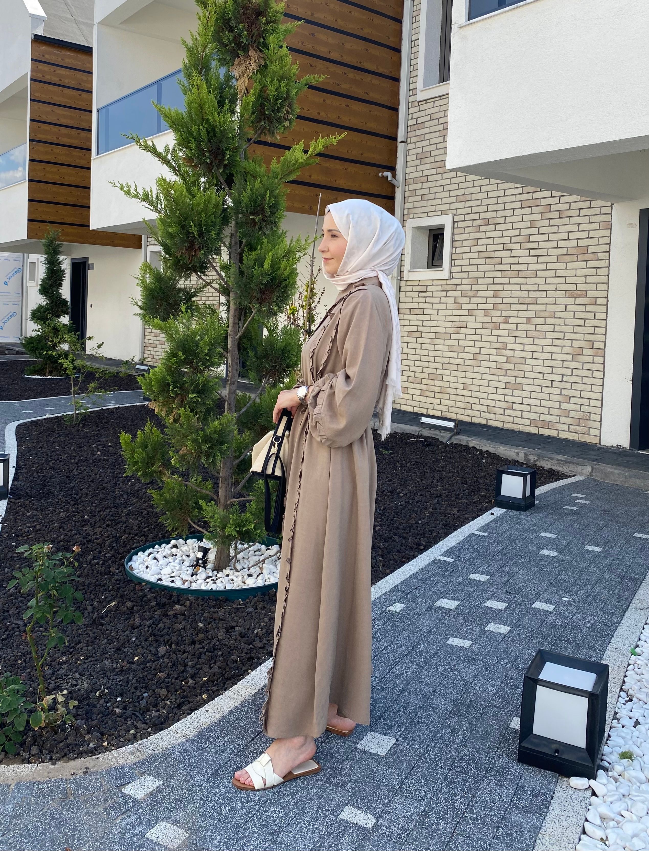 ISABELLA KETEN ELBİSE VİZON