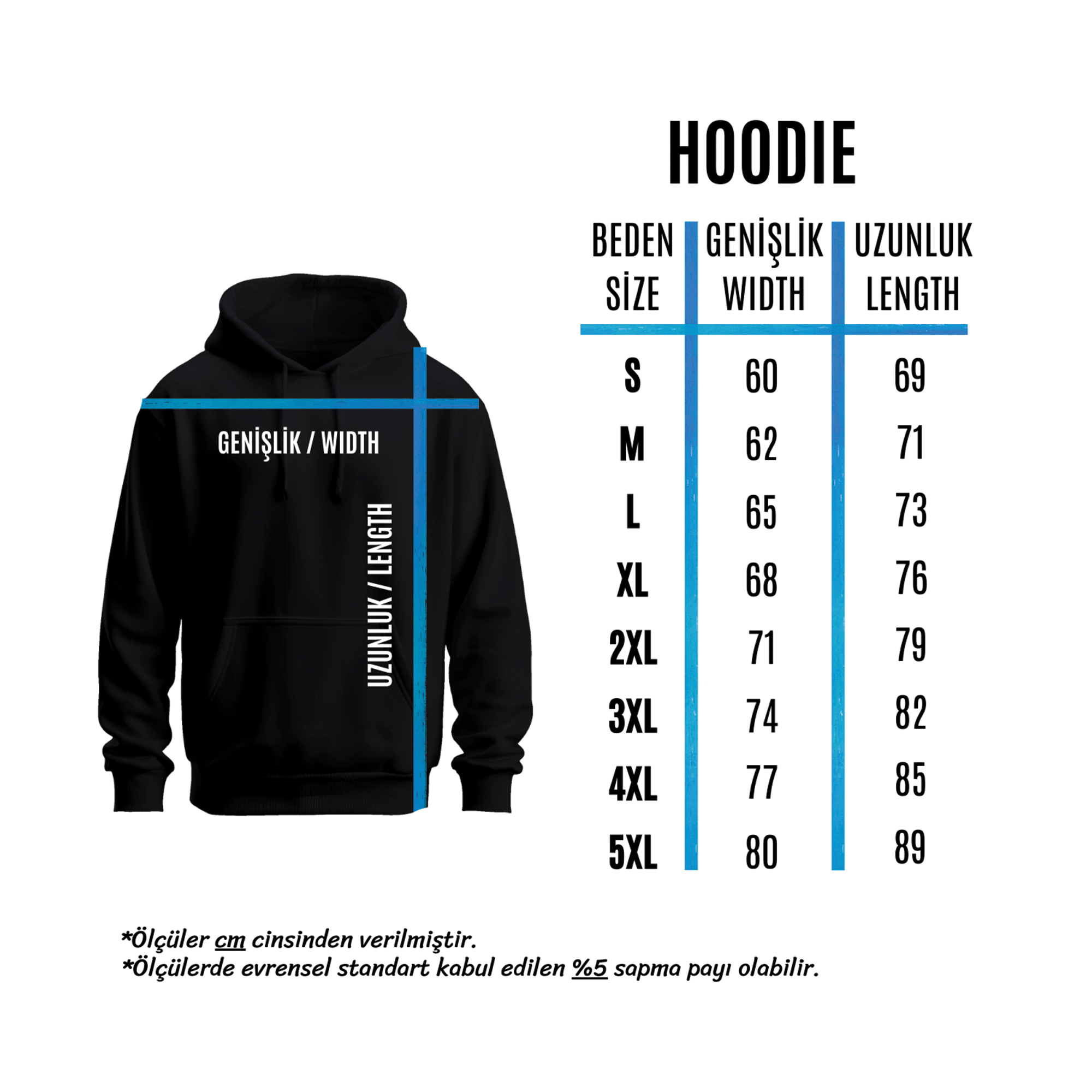 Wicold NYC Baskılı Oversize Hoodie