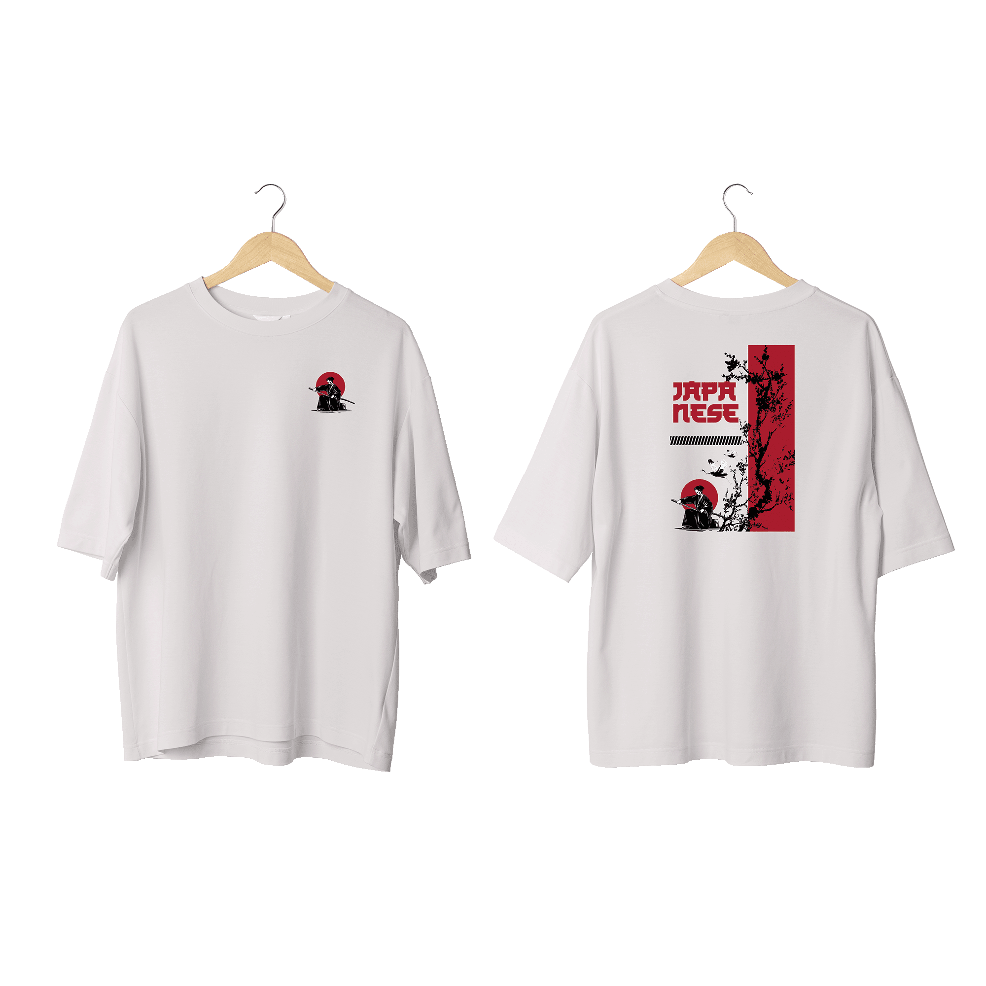 Wicold Japanese Baskılı Oversize T-Shirt