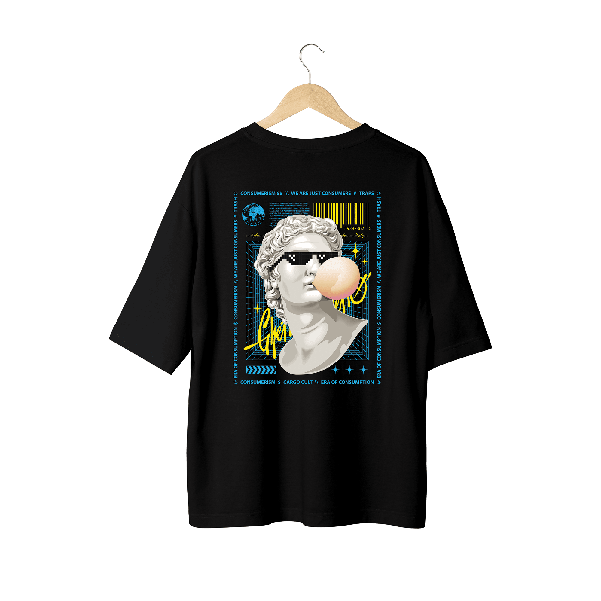 Wicold Traps Baskılı Oversize T-Shirt