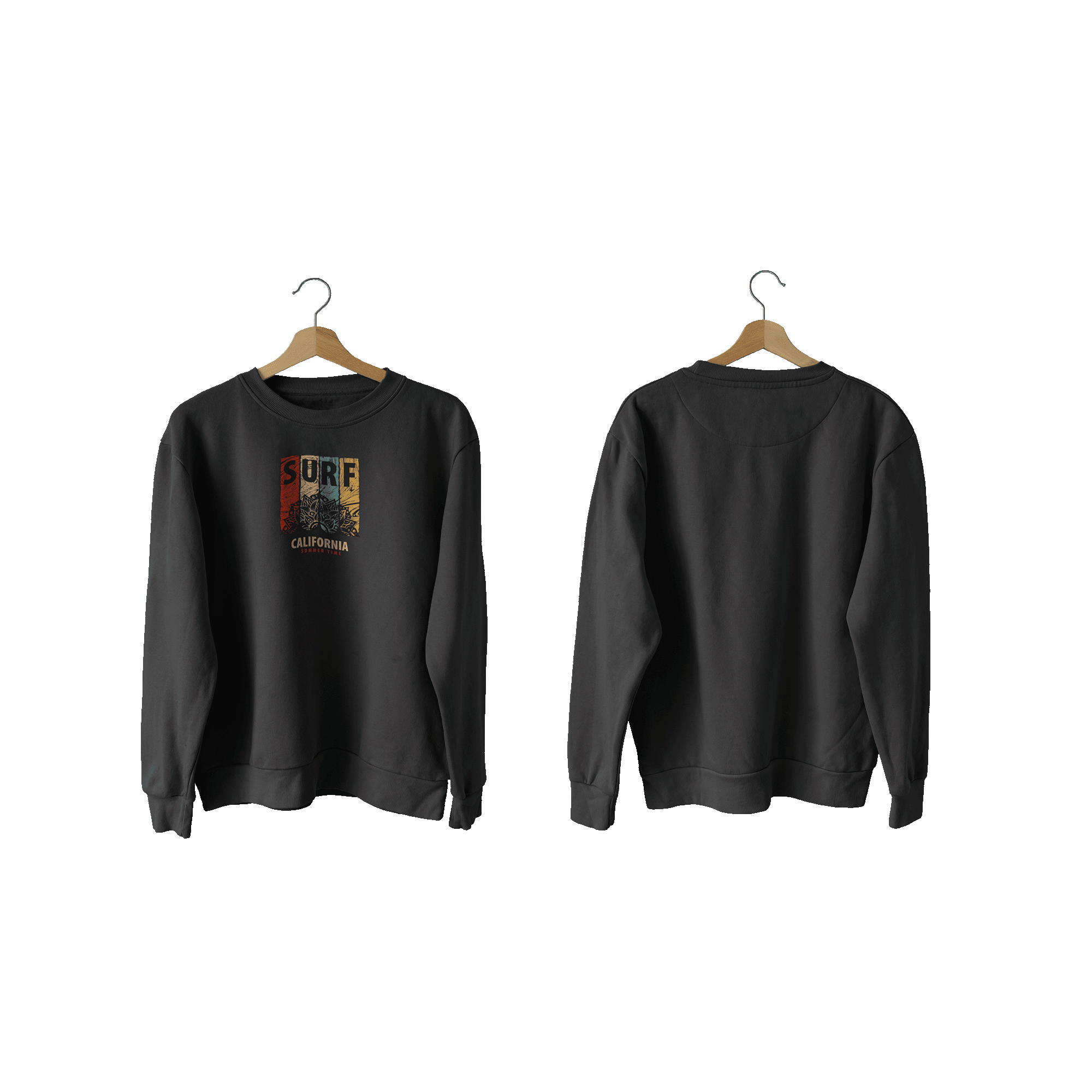 Wicold Surf Baskılı Sweatshirt