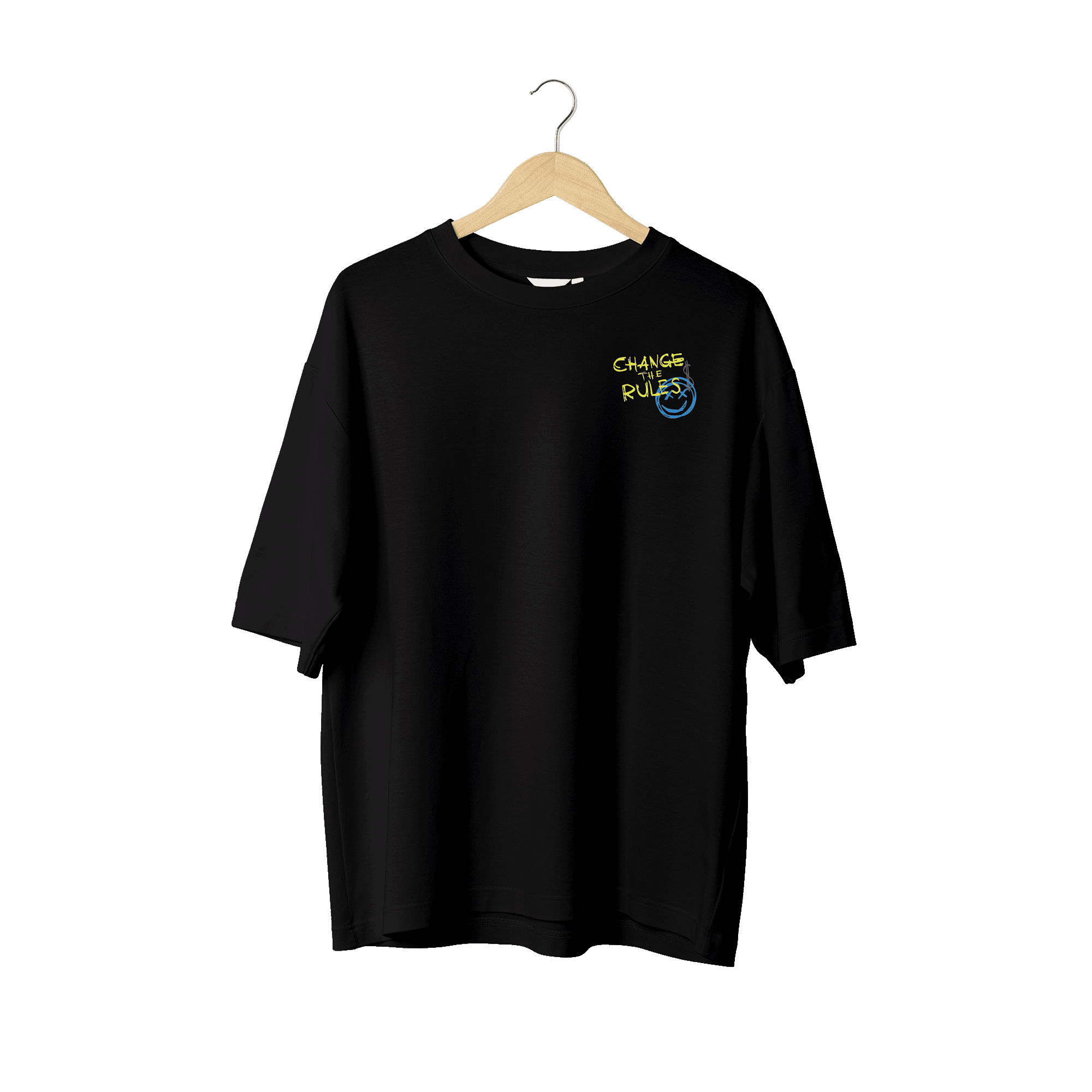 Wicold Change The Rules Baskılı Oversize T-Shirt