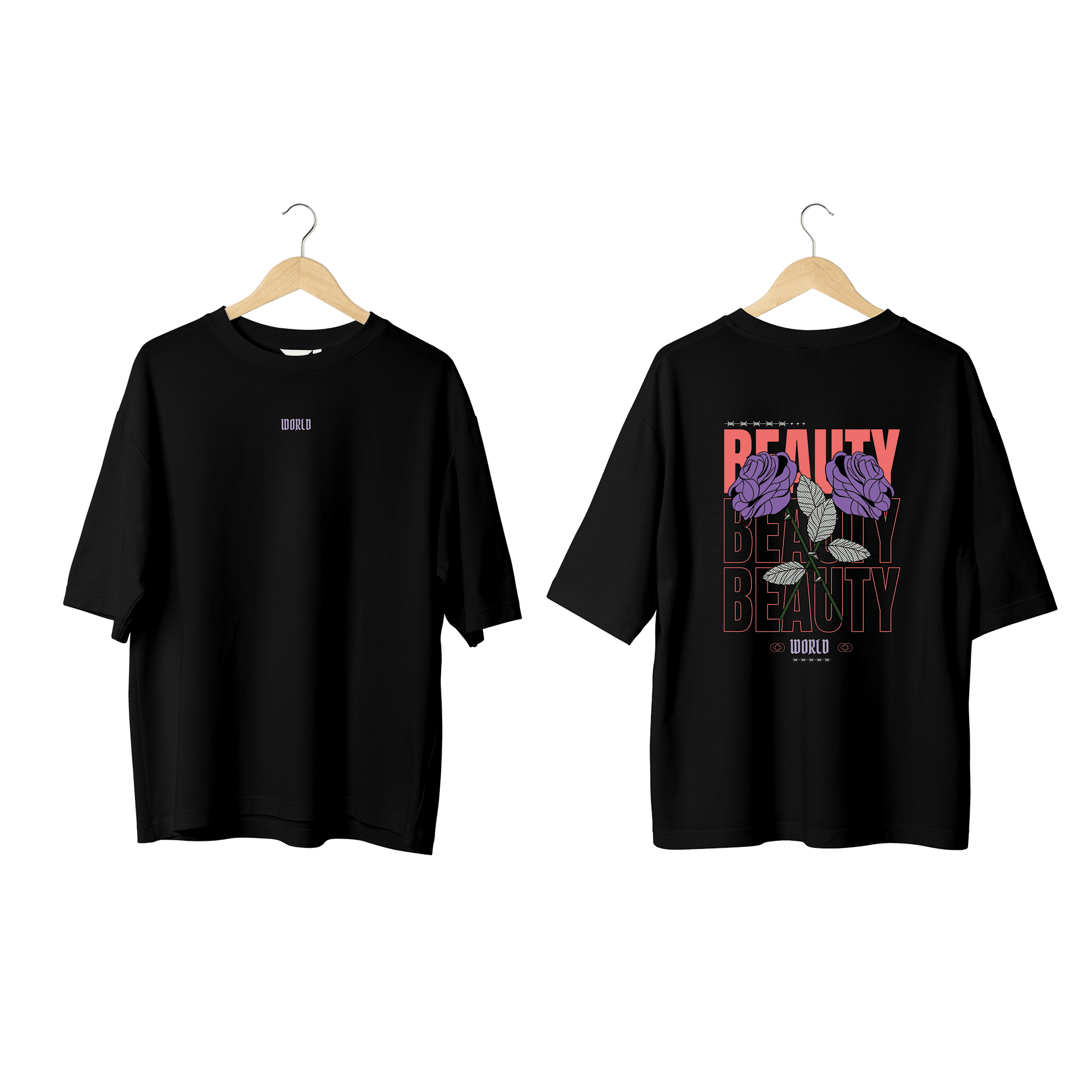 Wicold Beauty Baskılı Oversize T-Shirt