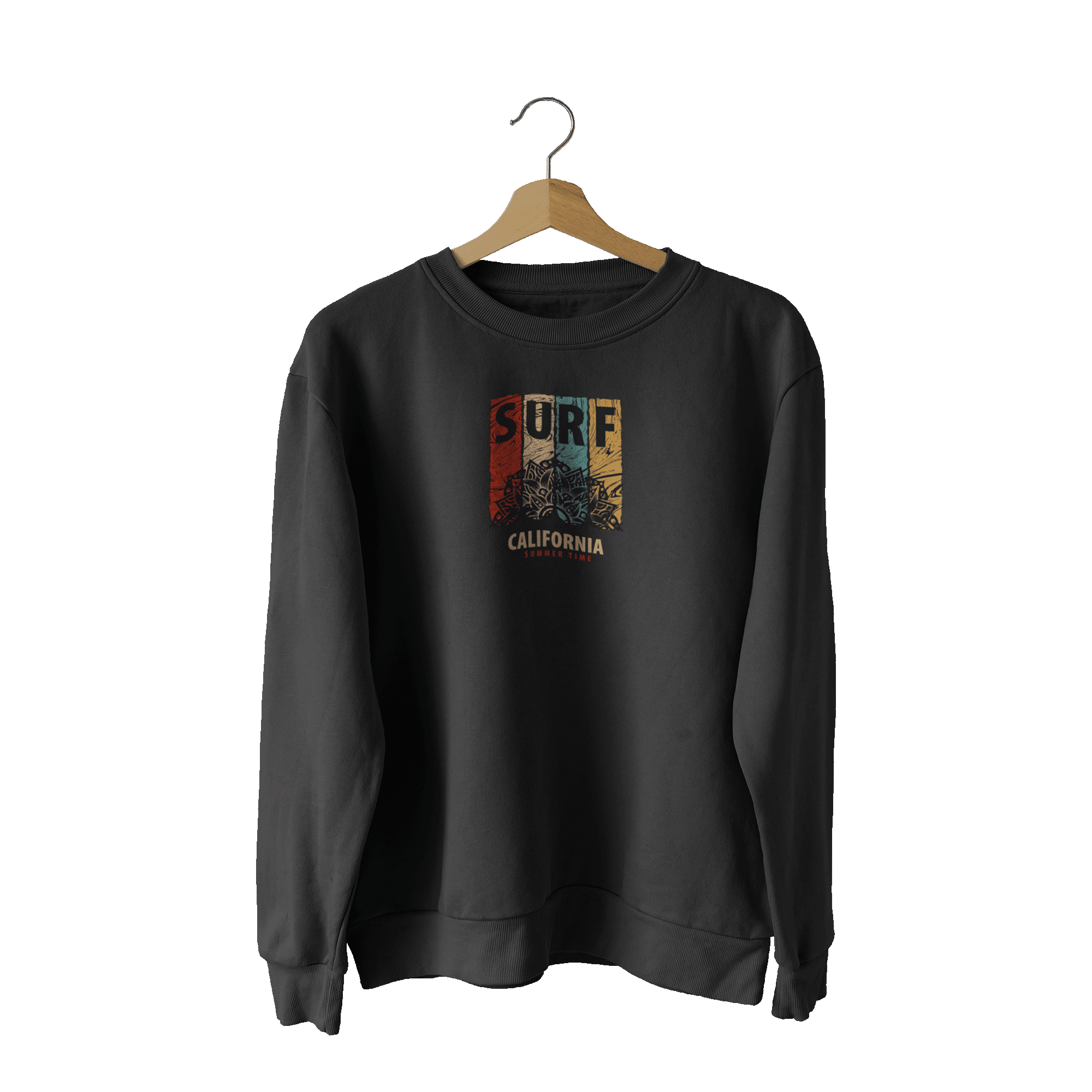 Wicold Surf Baskılı Sweatshirt