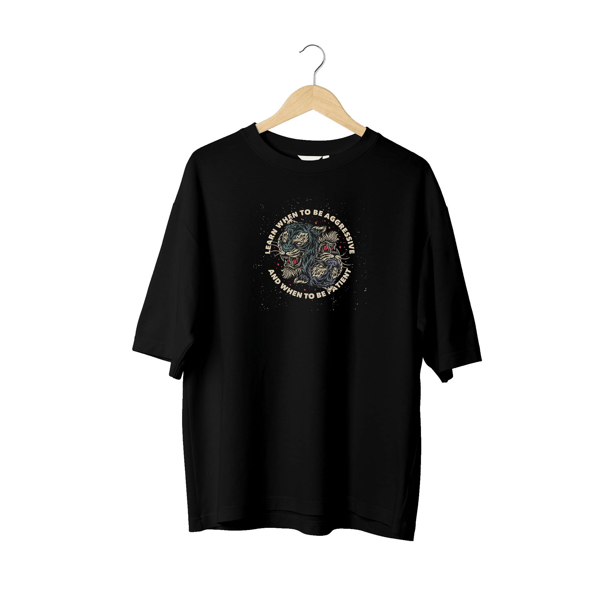 Wicold Tiger Baskılı Oversize T-Shirt