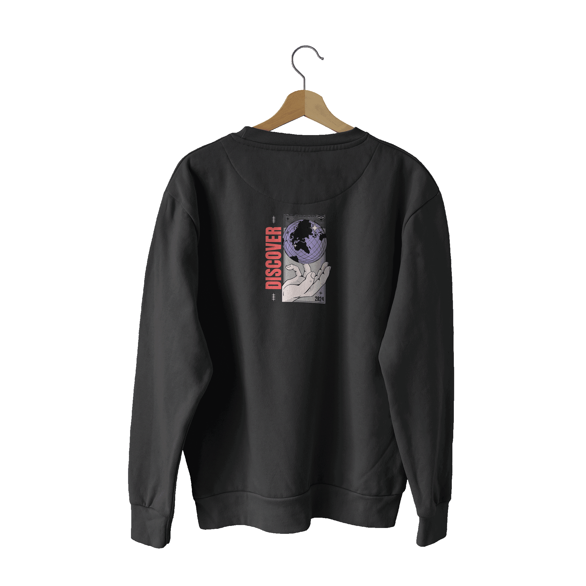 Wicold Discover Baskılı Sweatshirt