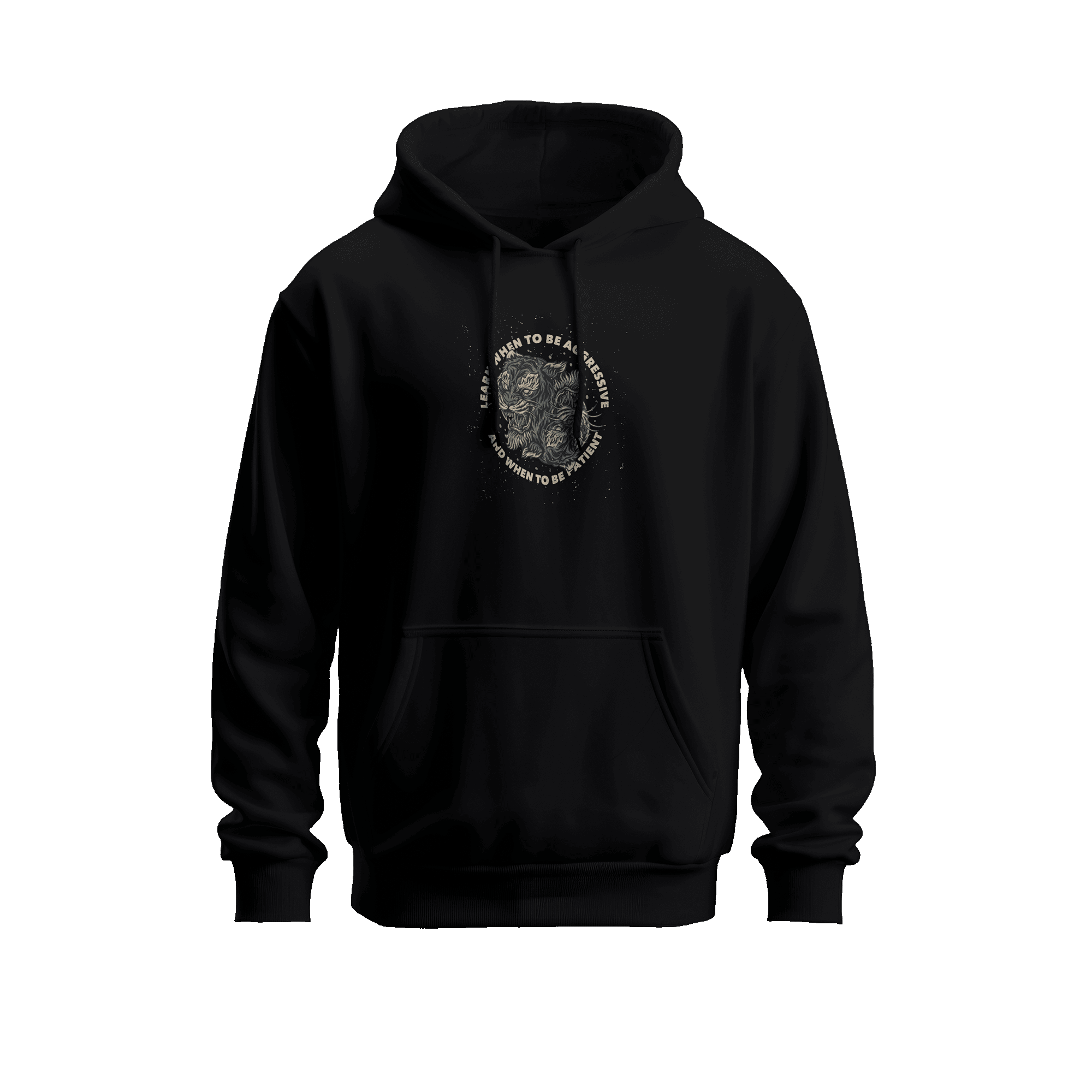 Wicold Tiger Baskılı Oversize Hoodie