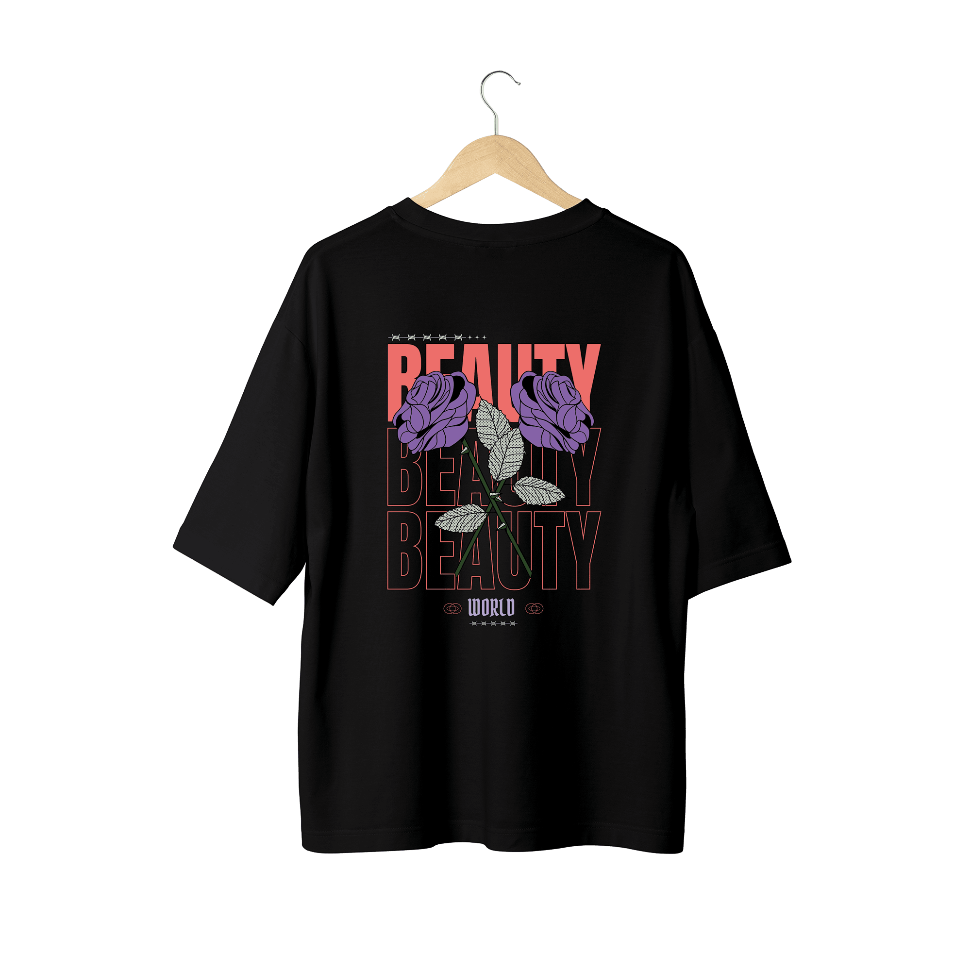 Wicold Beauty Baskılı Oversize T-Shirt