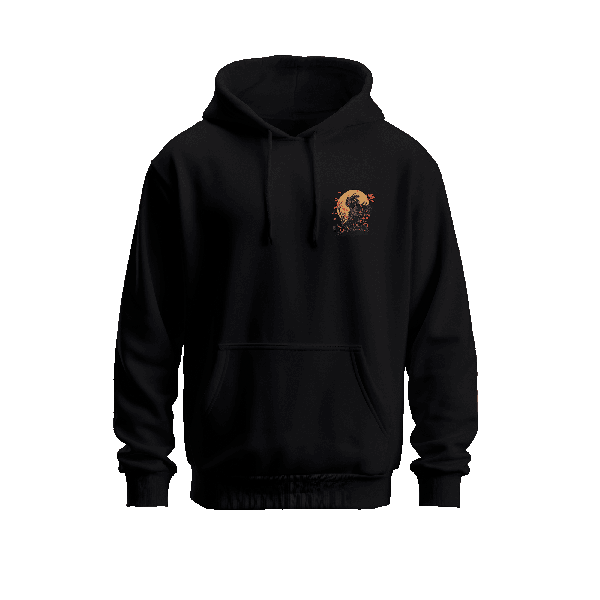 Wicold Flower Samurai Baskılı Oversize Hoodie