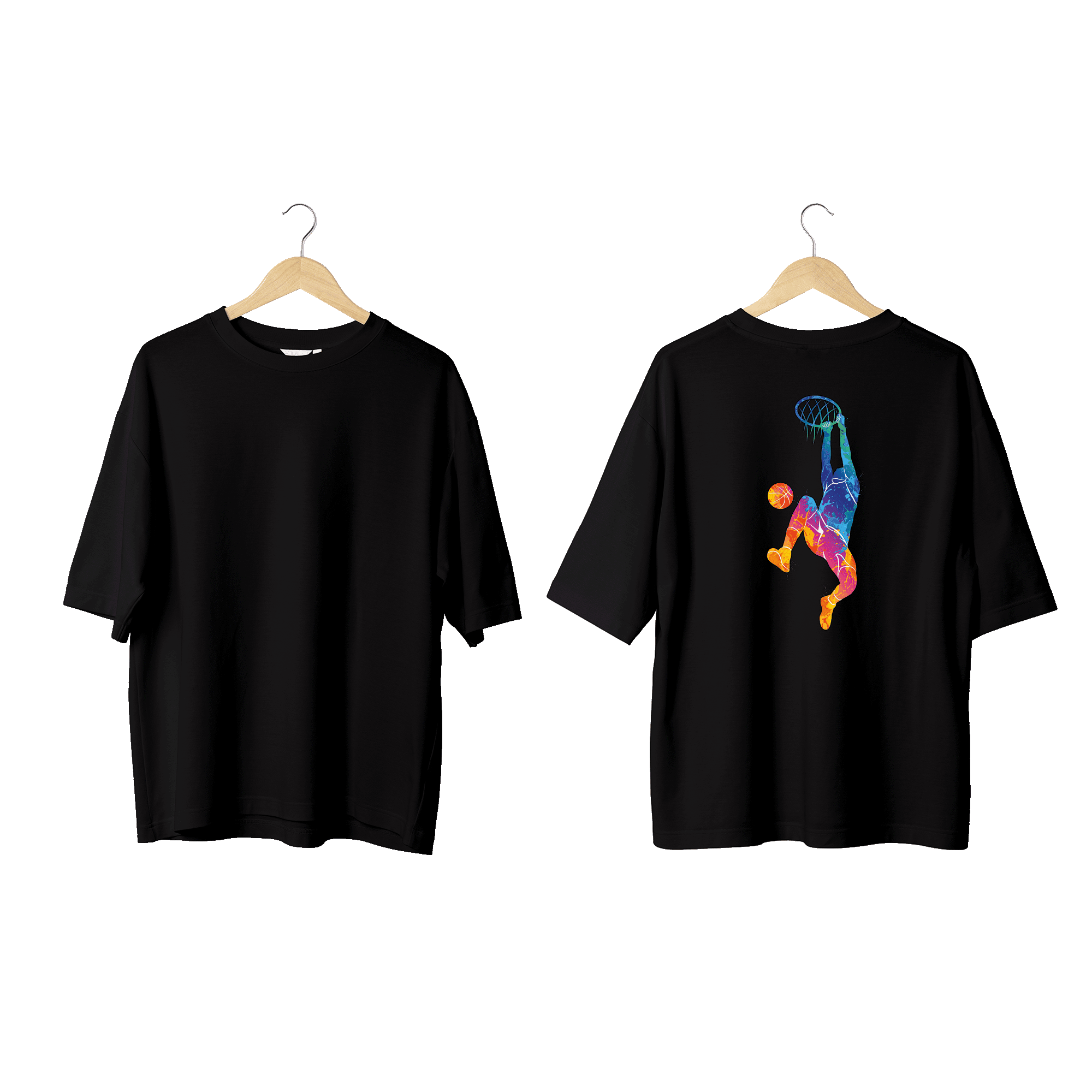 Wicold Basketball Baskılı Oversize T-Shirt