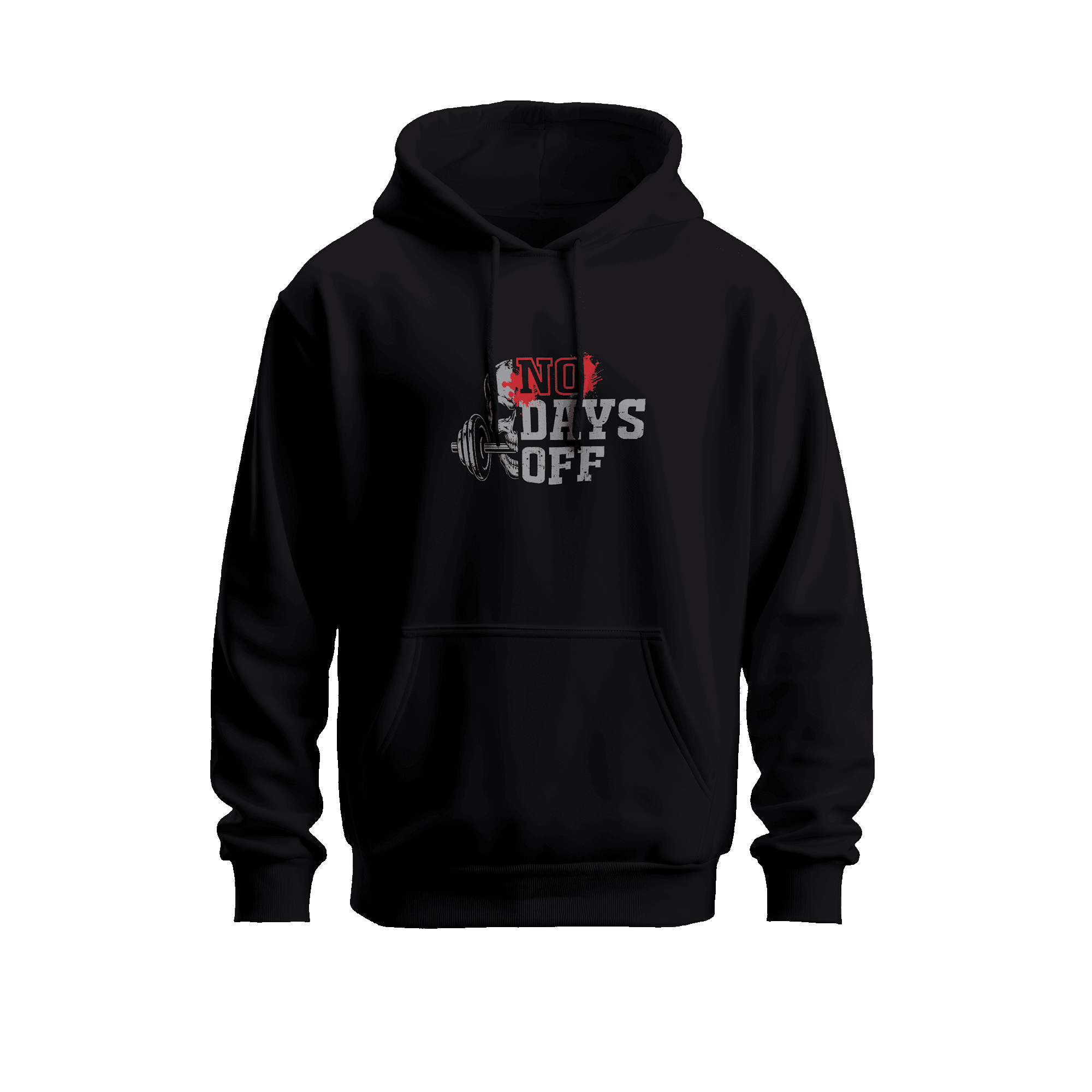 Wicold No Days Off Baskılı Oversize Hoodie