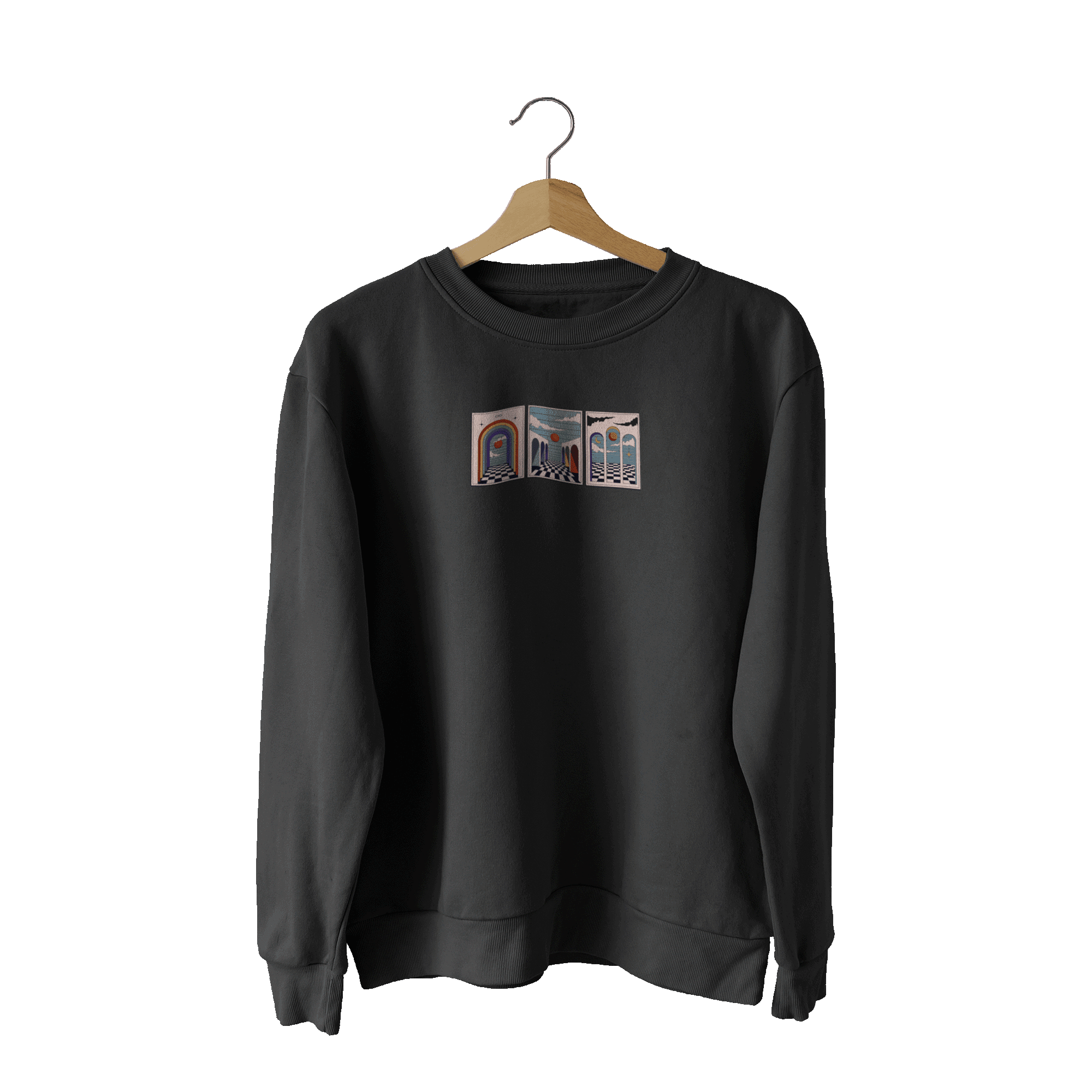 Wicold Hippie Baskılı Sweatshirt