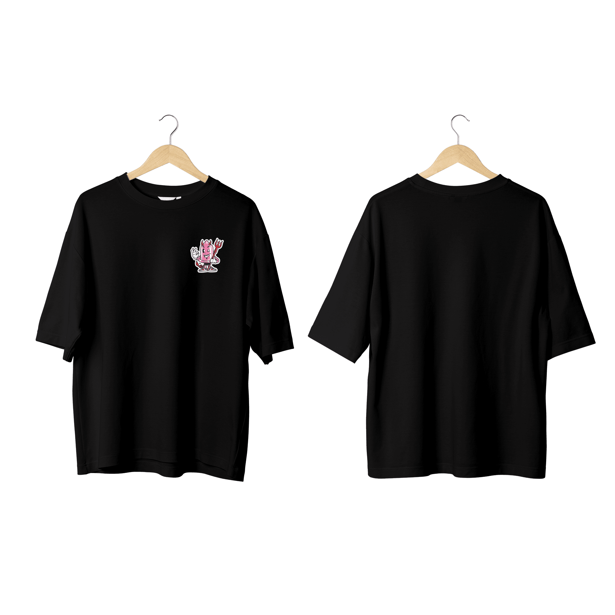 Wicold Preşeytan Baskılı Oversize T-Shirt