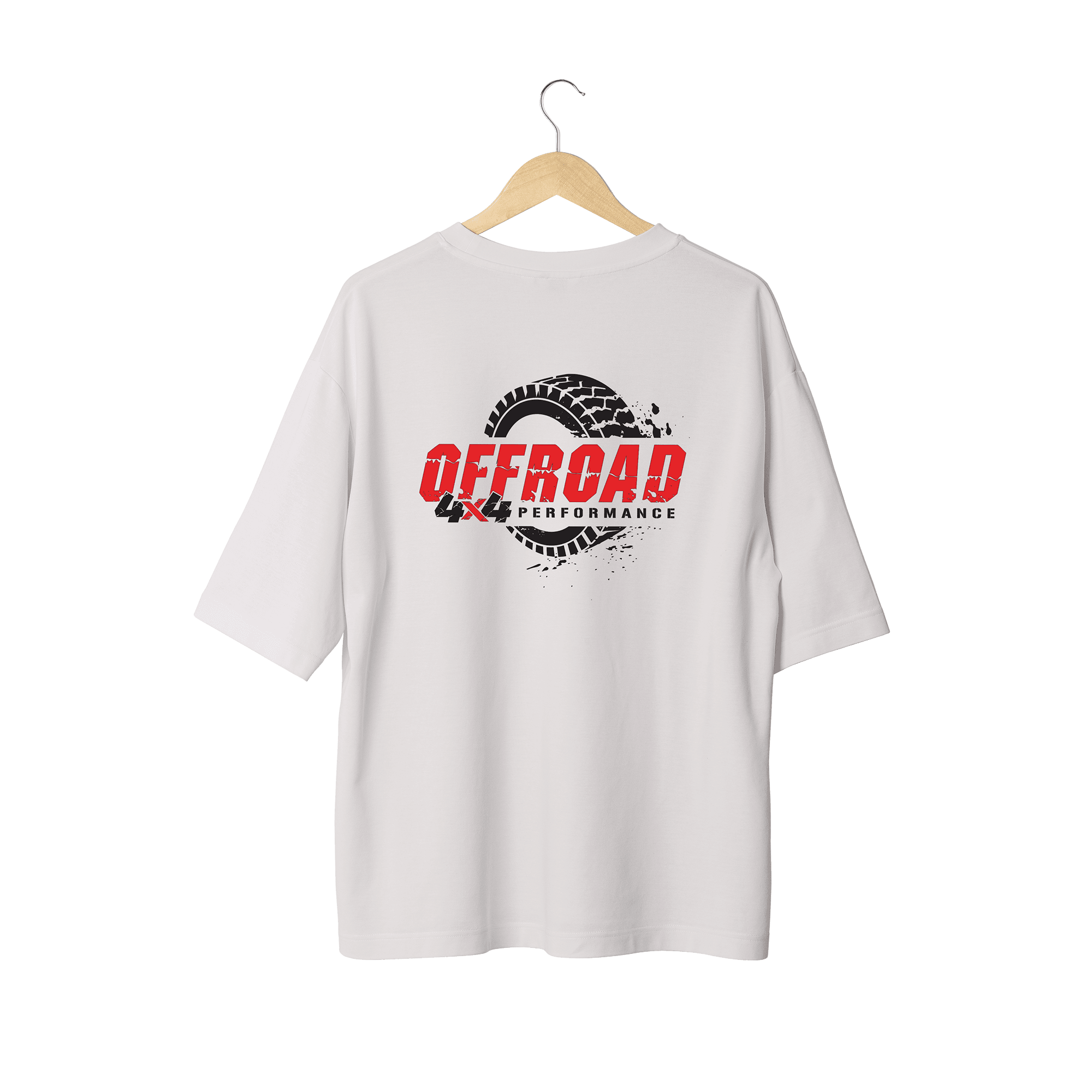 Wicold Offroad 4x4 Baskılı Oversize T-Shirt