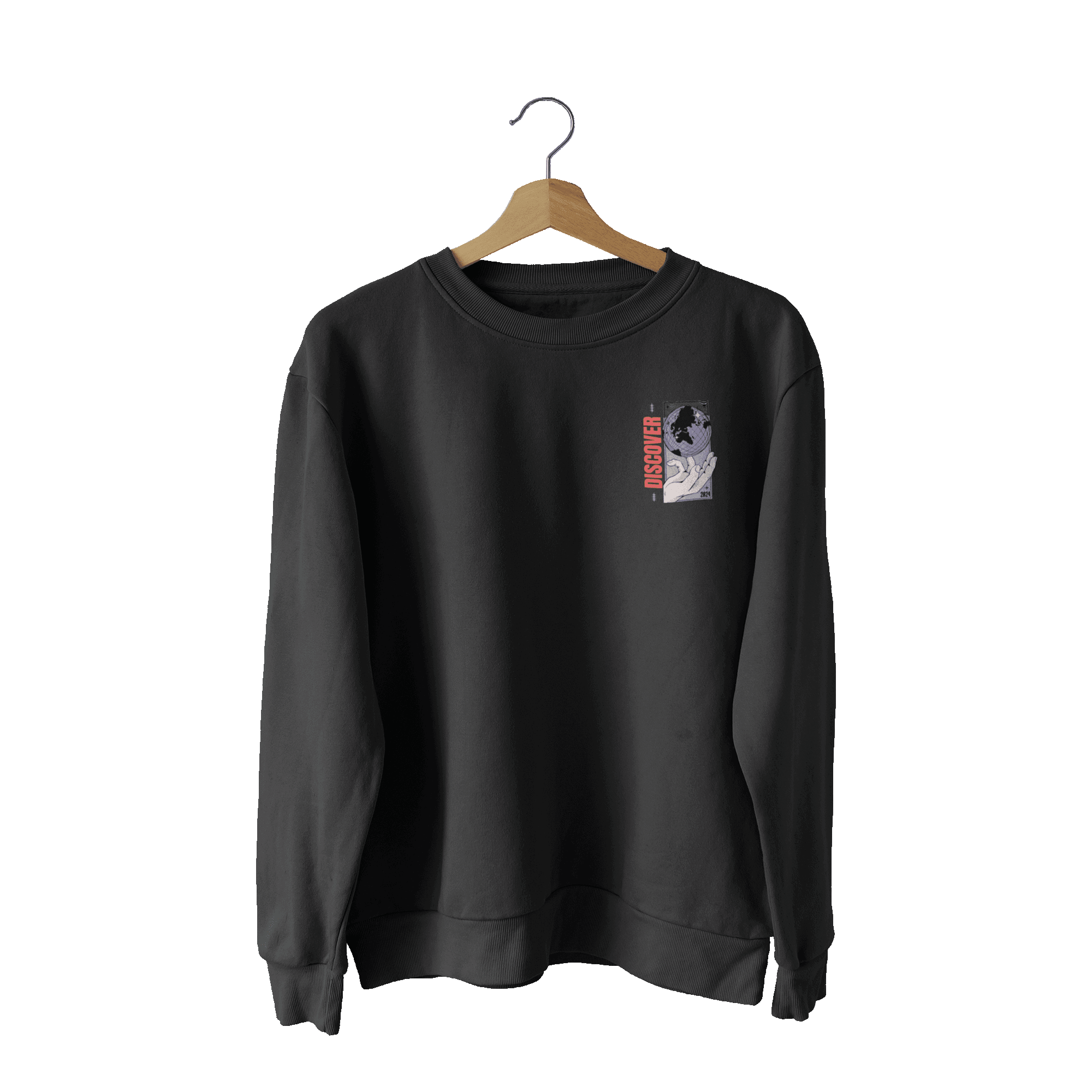 Wicold Discover Baskılı Sweatshirt