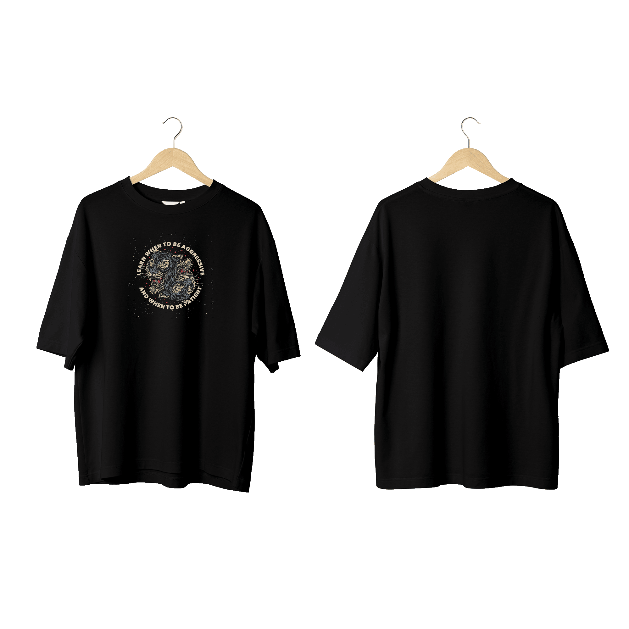 Wicold Tiger Baskılı Oversize T-Shirt