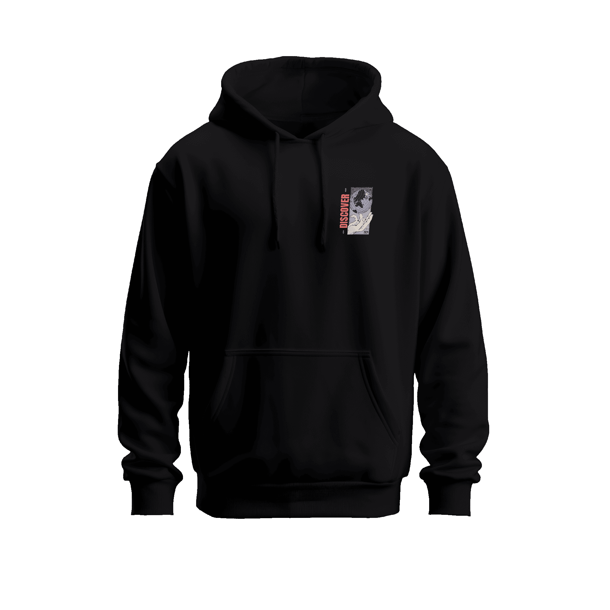 Wicold Discover Baskılı Oversize Hoodie