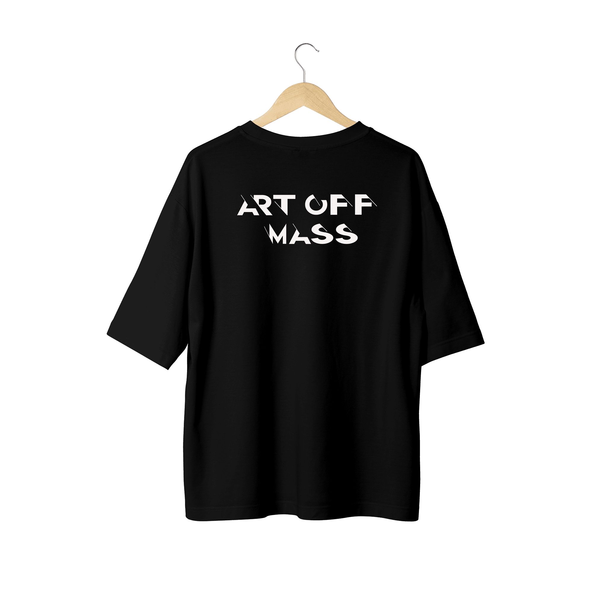 Wicold Art Off Mass Baskılı Oversize T-Shirt