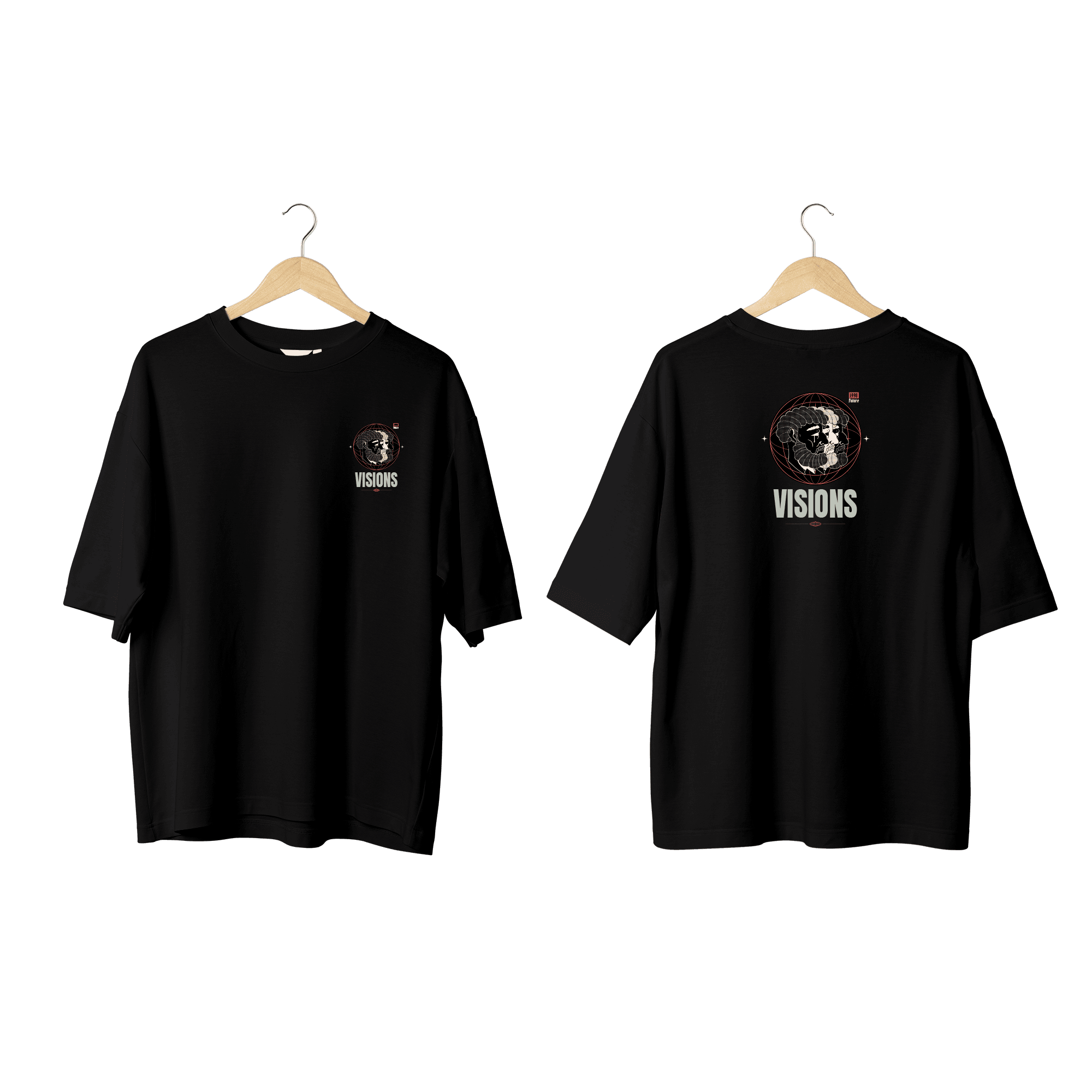 Wicold Visions Baskılı Oversize T-Shirt