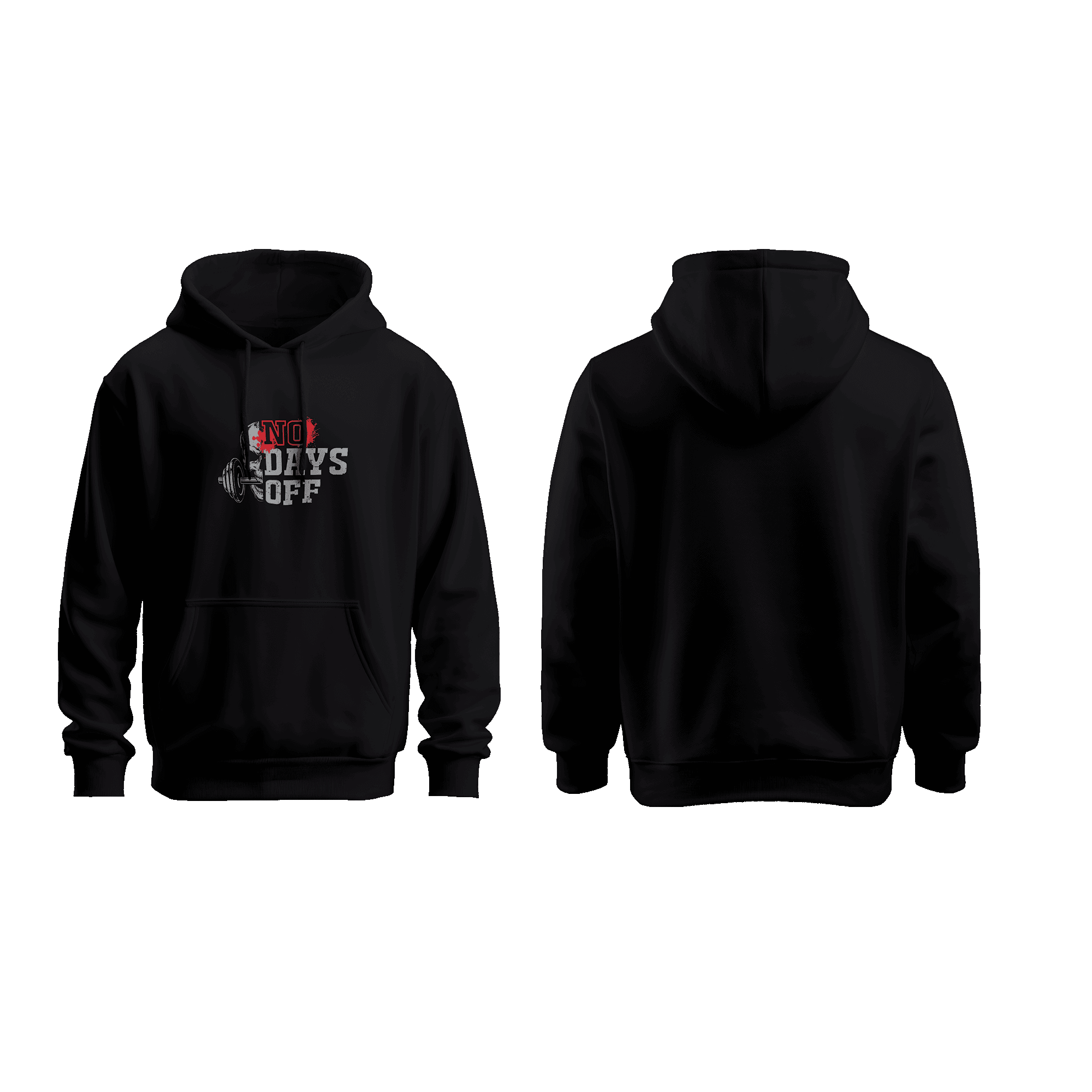 Wicold No Days Off Baskılı Oversize Hoodie