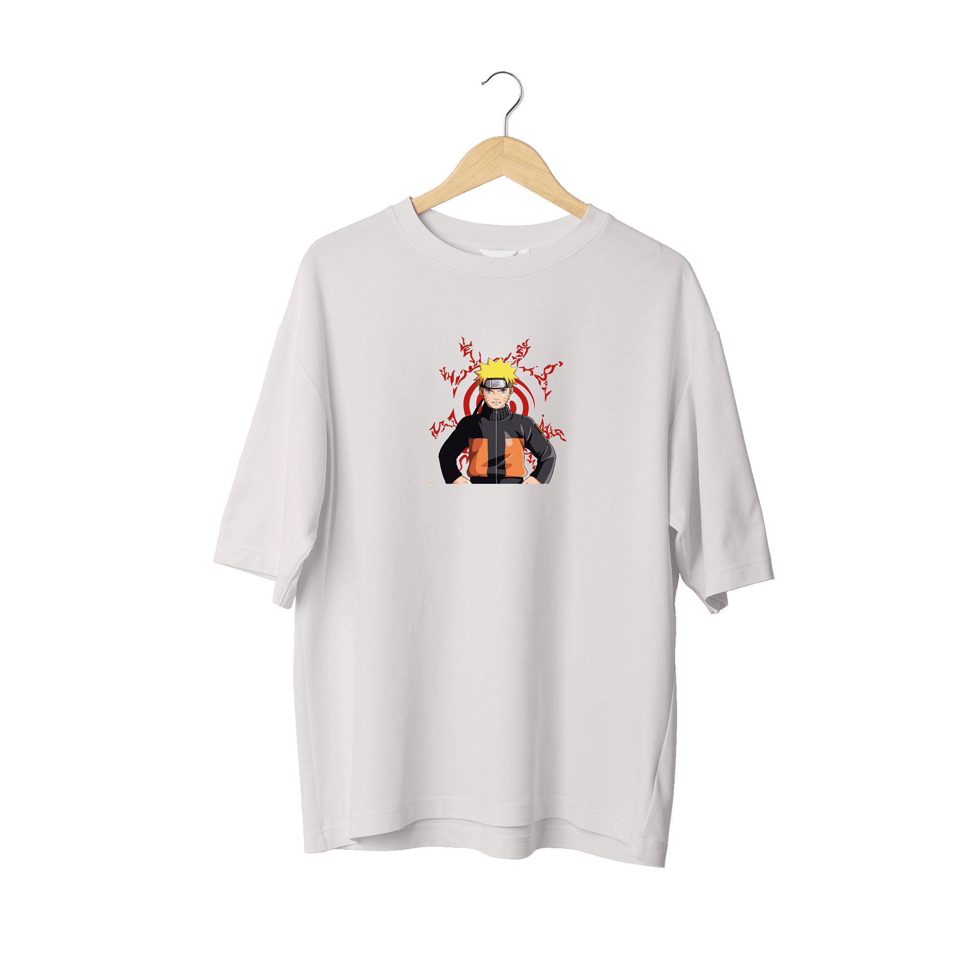 Wicold Naruto Baskılı Oversize T-Shirt