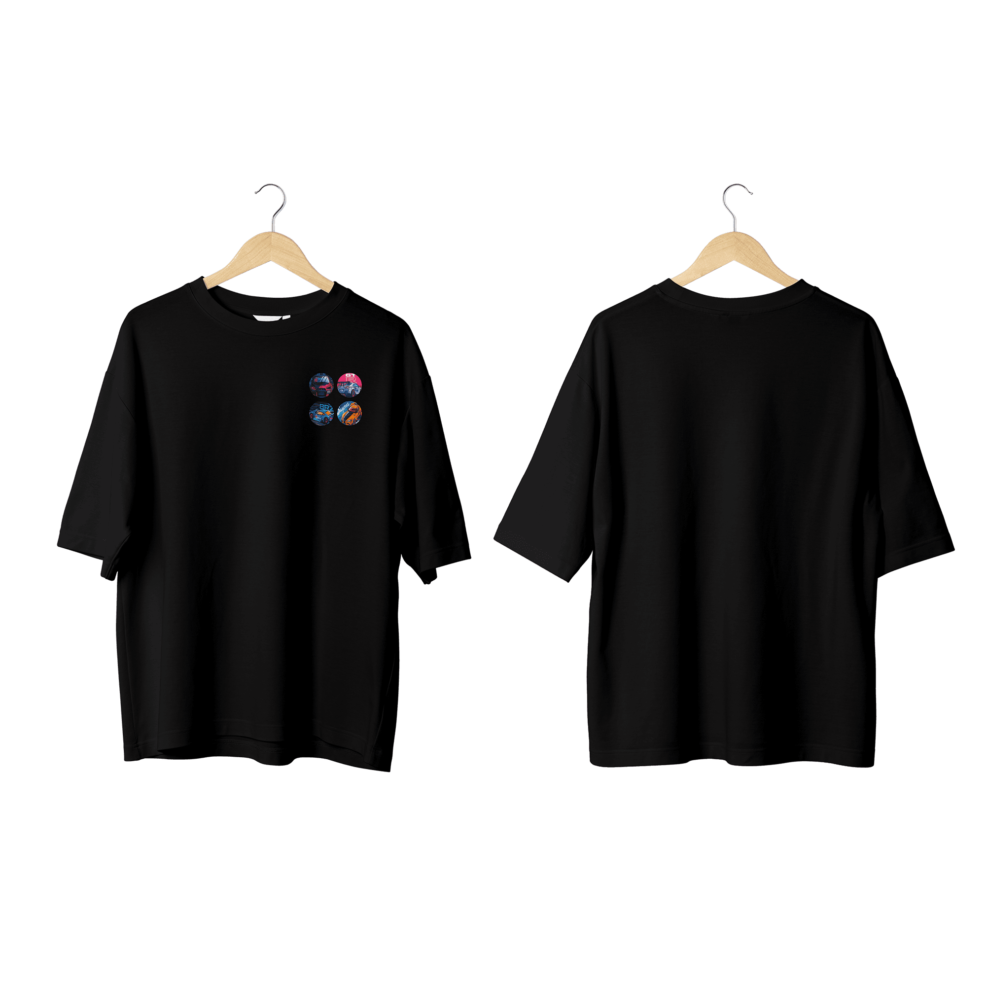 Wicold Racing Baskılı Oversize T-Shirt