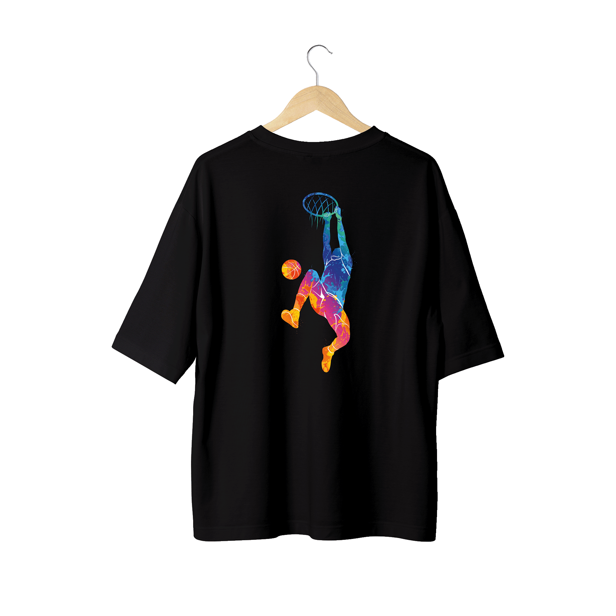 Wicold Basketball Baskılı Oversize T-Shirt