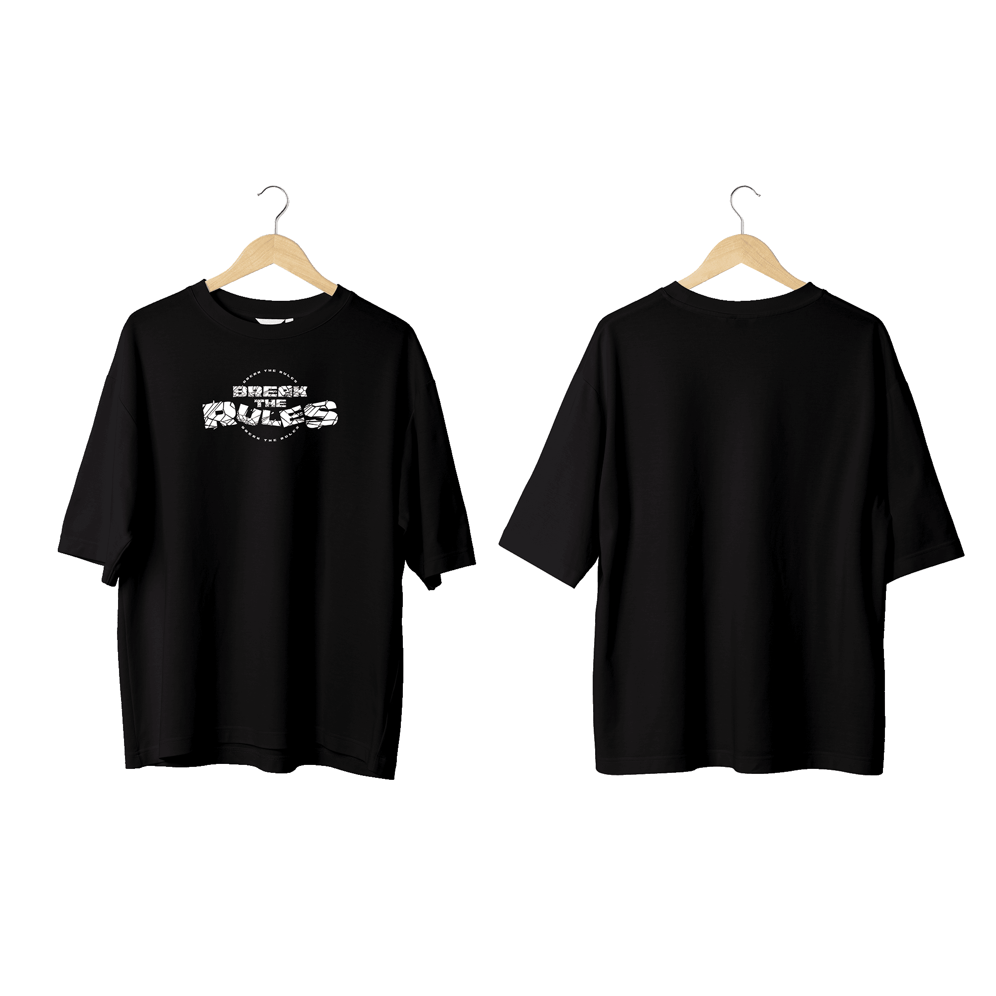 Wicold Break The Rules Baskılı Oversize T-Shirt