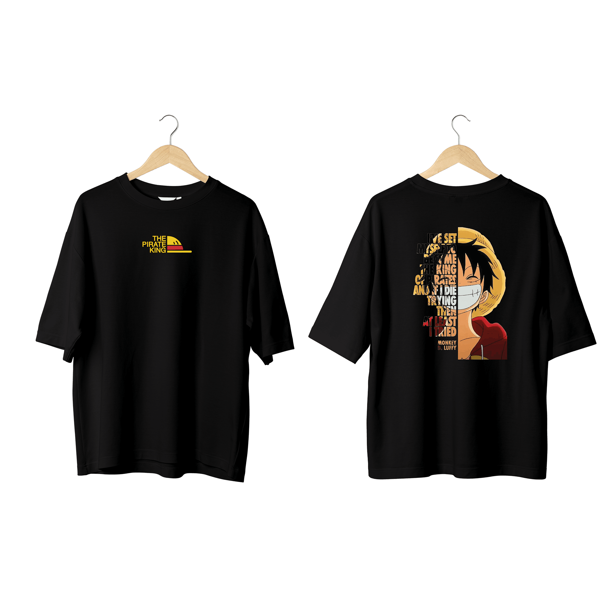 Wicold The Pirate King Baskılı Oversize T-Shirt