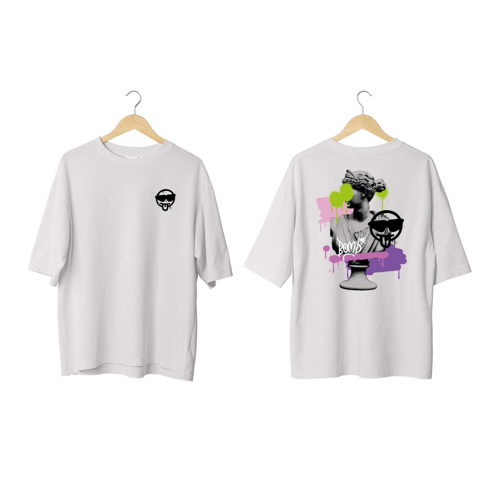 Wicold Emoji Baskılı Oversize T-Shirt