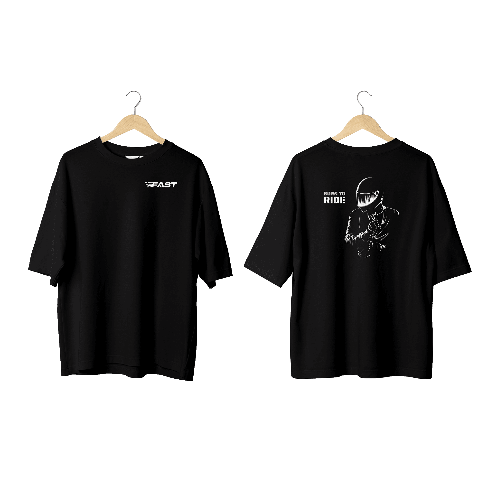 Wicold Born The Fast Baskılı Oversize T-Shirt