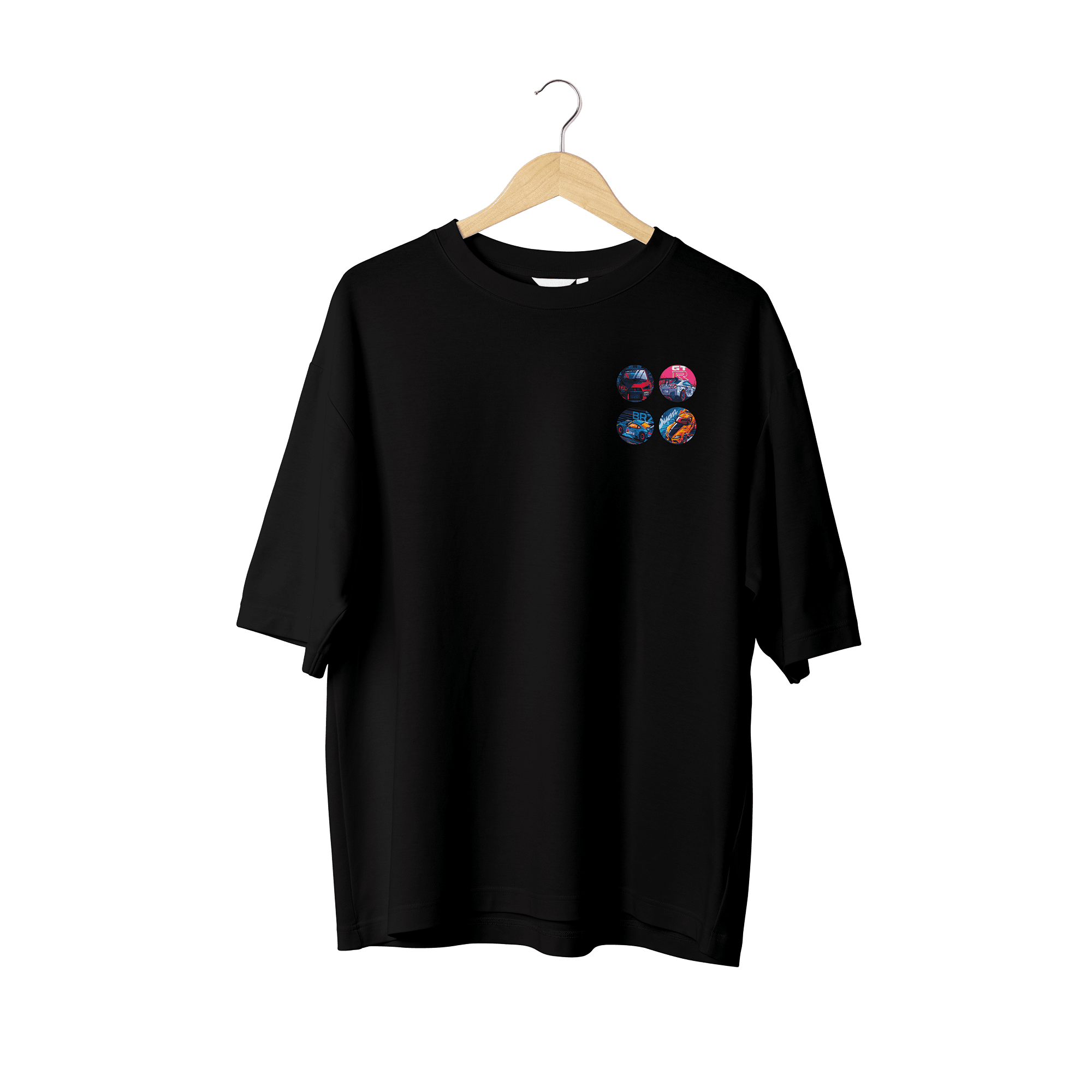 Wicold Racing Baskılı Oversize T-Shirt