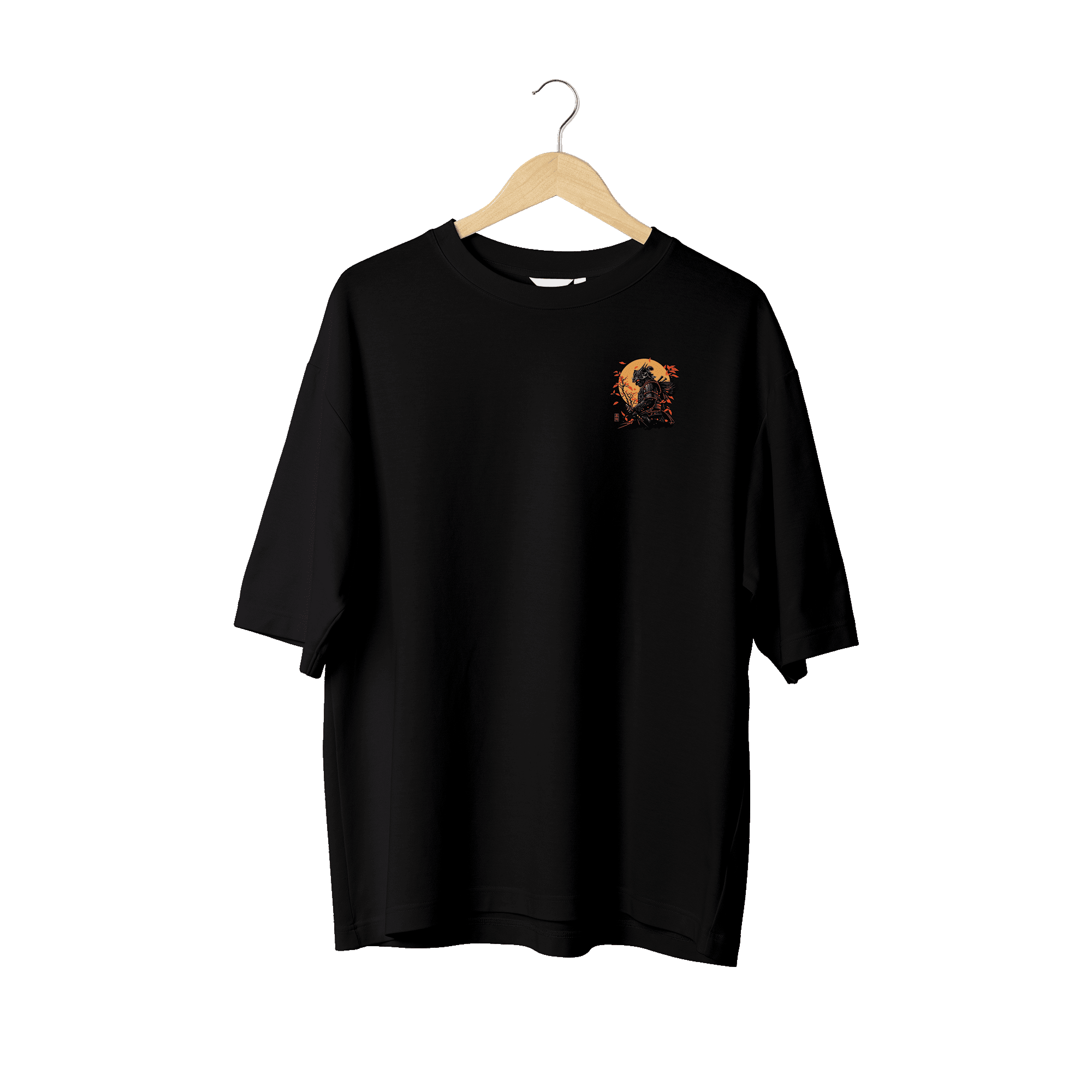 Wicold Flower Samurai Baskılı Oversize T-Shirt