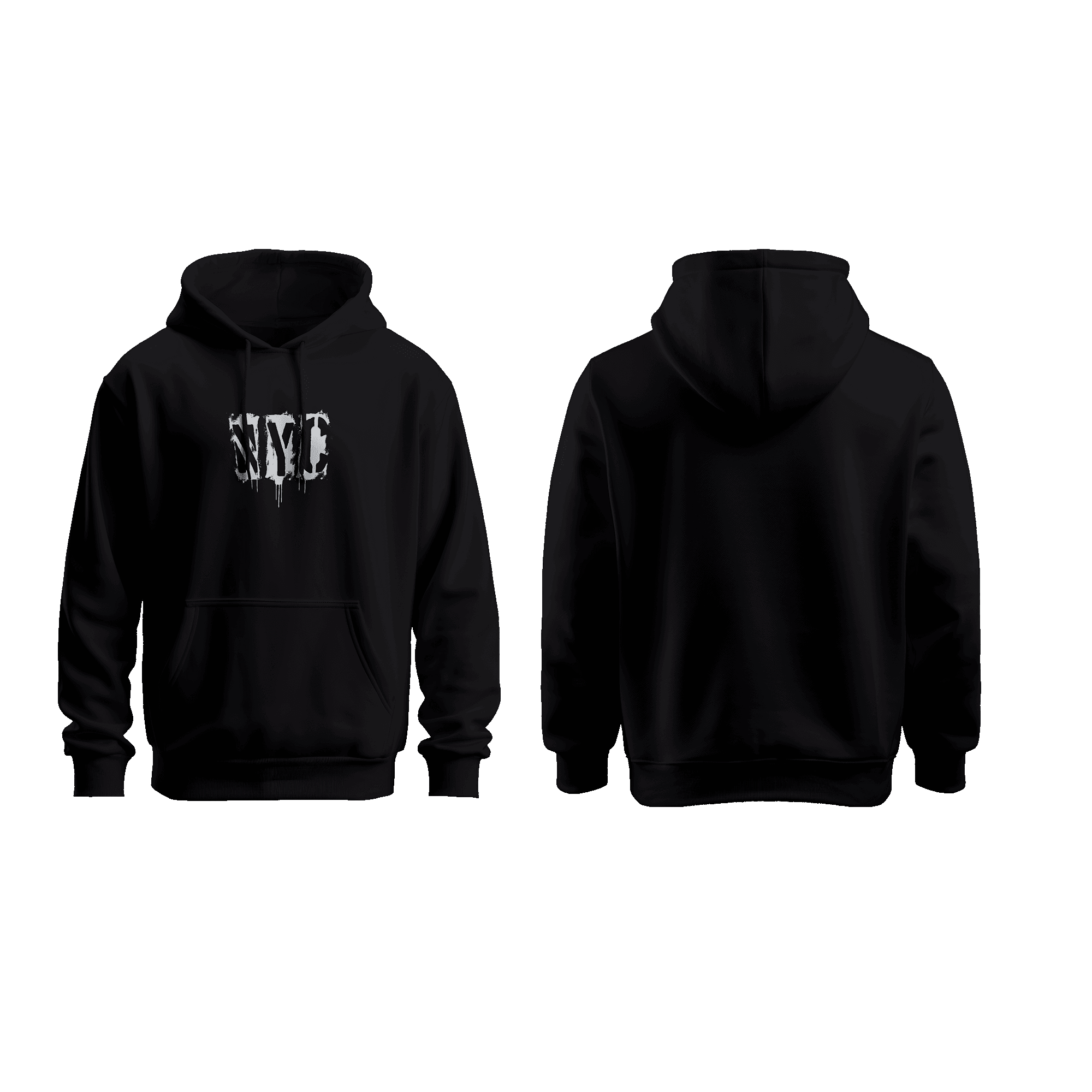 Wicold NYC Baskılı Oversize Hoodie