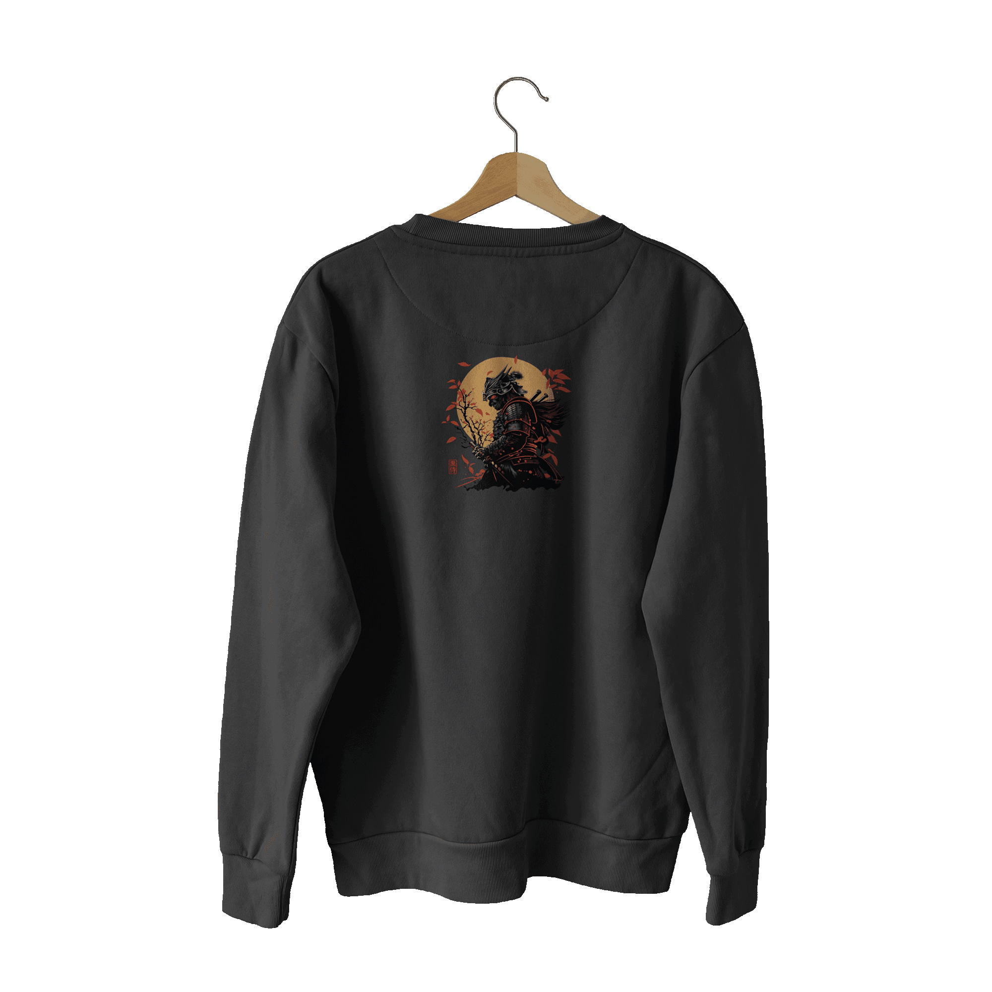 Wicold Flower Samurai Baskılı Sweatshirt