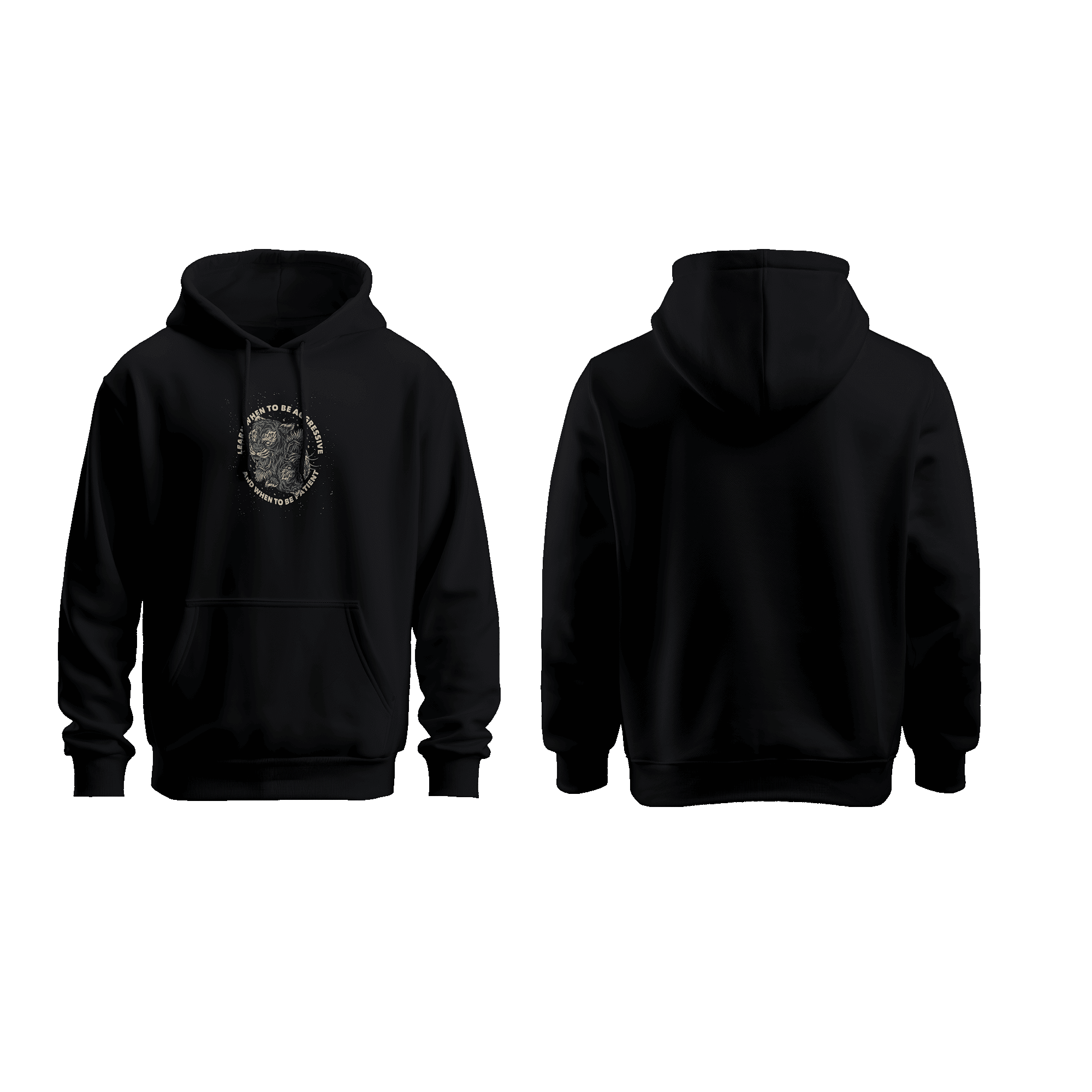 Wicold Tiger Baskılı Oversize Hoodie