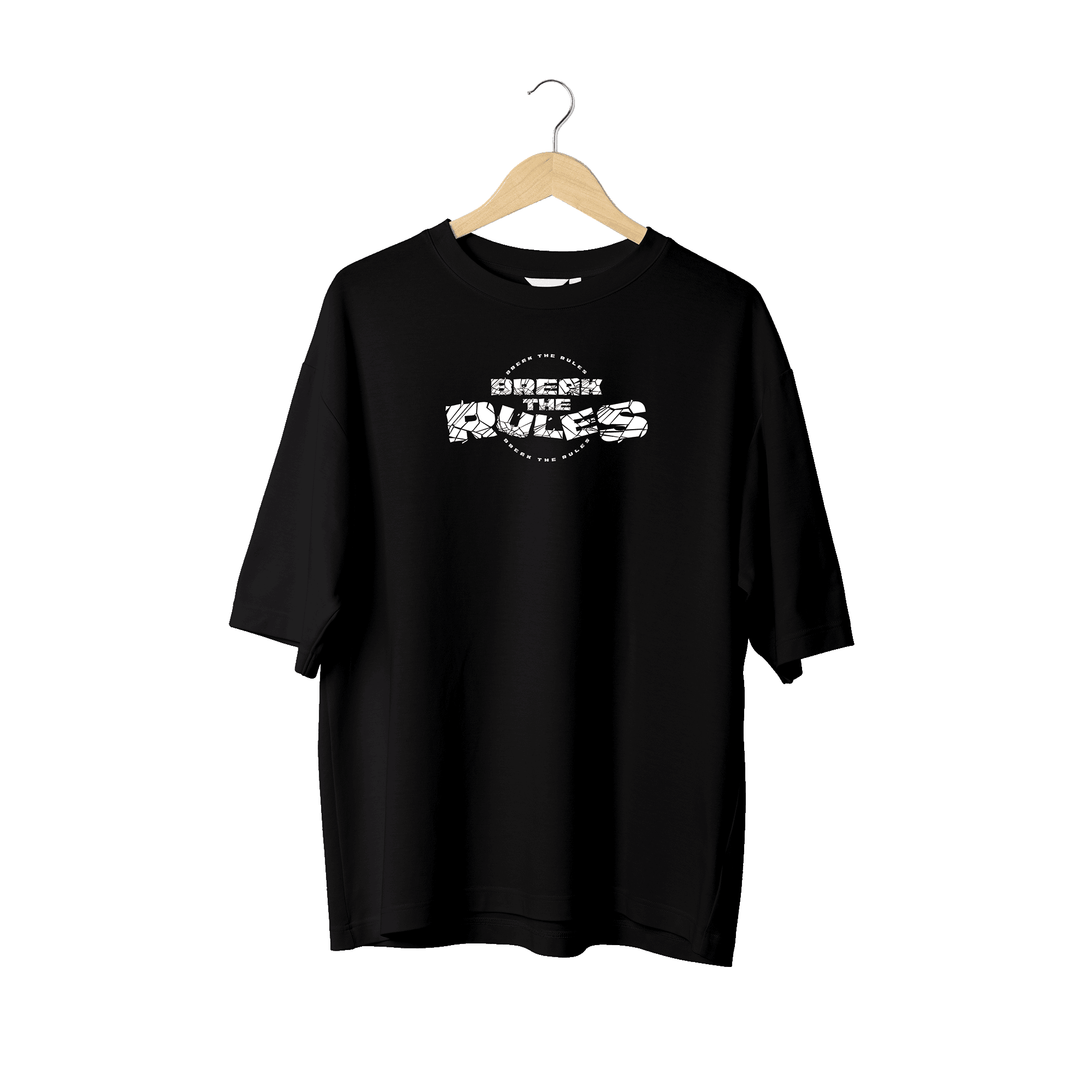 Wicold Break The Rules Baskılı Oversize T-Shirt