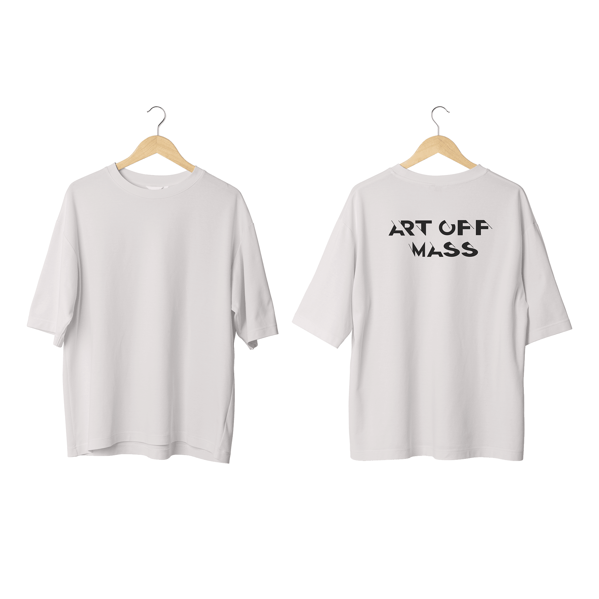 Wicold Art Off Mass Baskılı Oversize T-Shirt