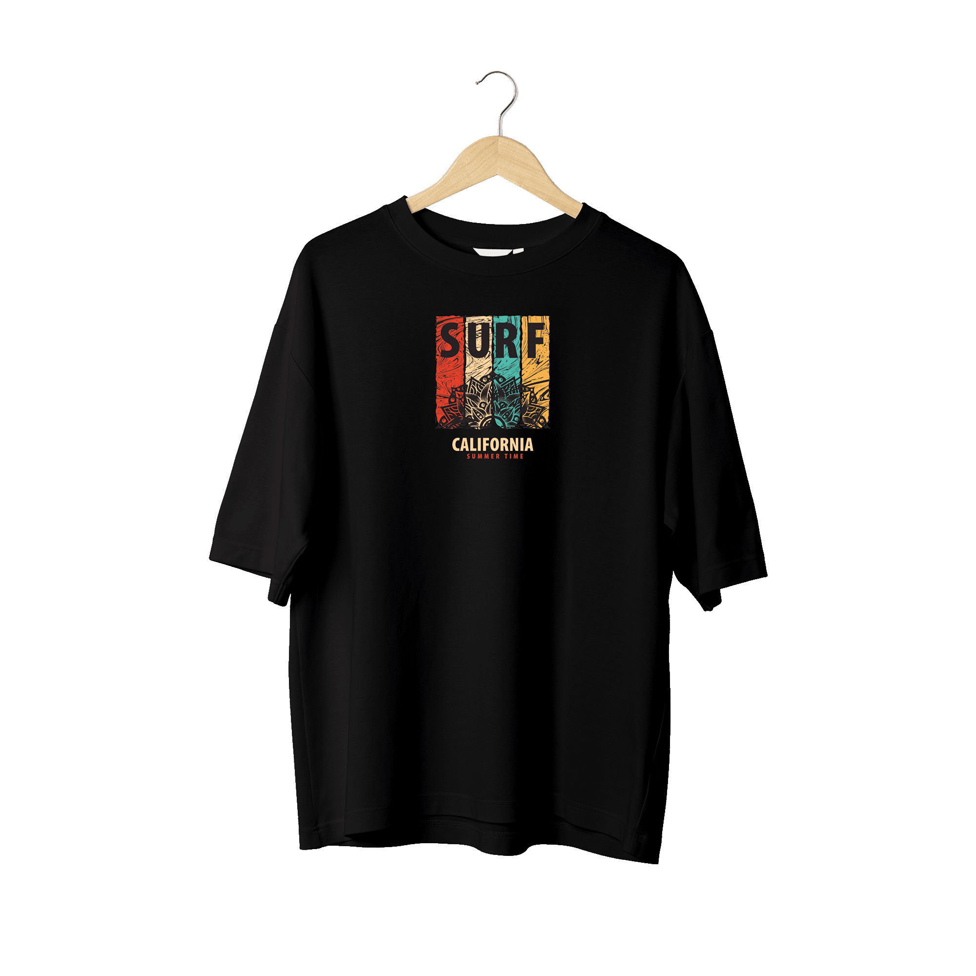 Wicold Surf Baskılı Oversize T-Shirt